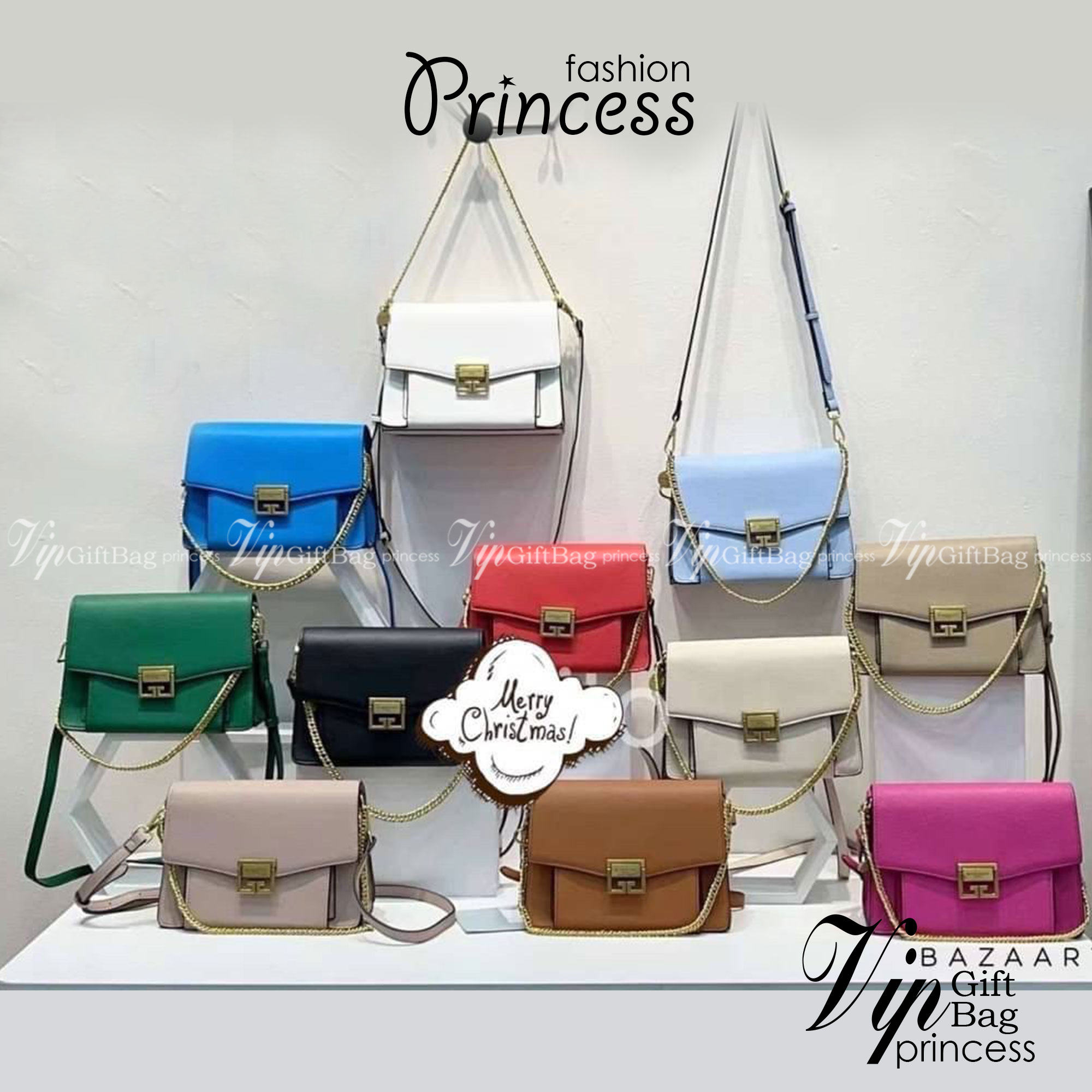 Givenchy GV3 Small Leather 25cm รุ่นยอดนิยม กระเป๋าสะพายหนัง เปิดหน้า อะไหล่ทอง งานสวยเป๊ะอะไหล่ปั้มทุกจุดสวยหรู ดูเป็นคนมีเทสดีเลยค่าา ดีไซน์คือสวยมีคลาส มีระดับสุดๆ พร้อมสายโซ่อะไหล่ทอง ละมุนตามากค่าา