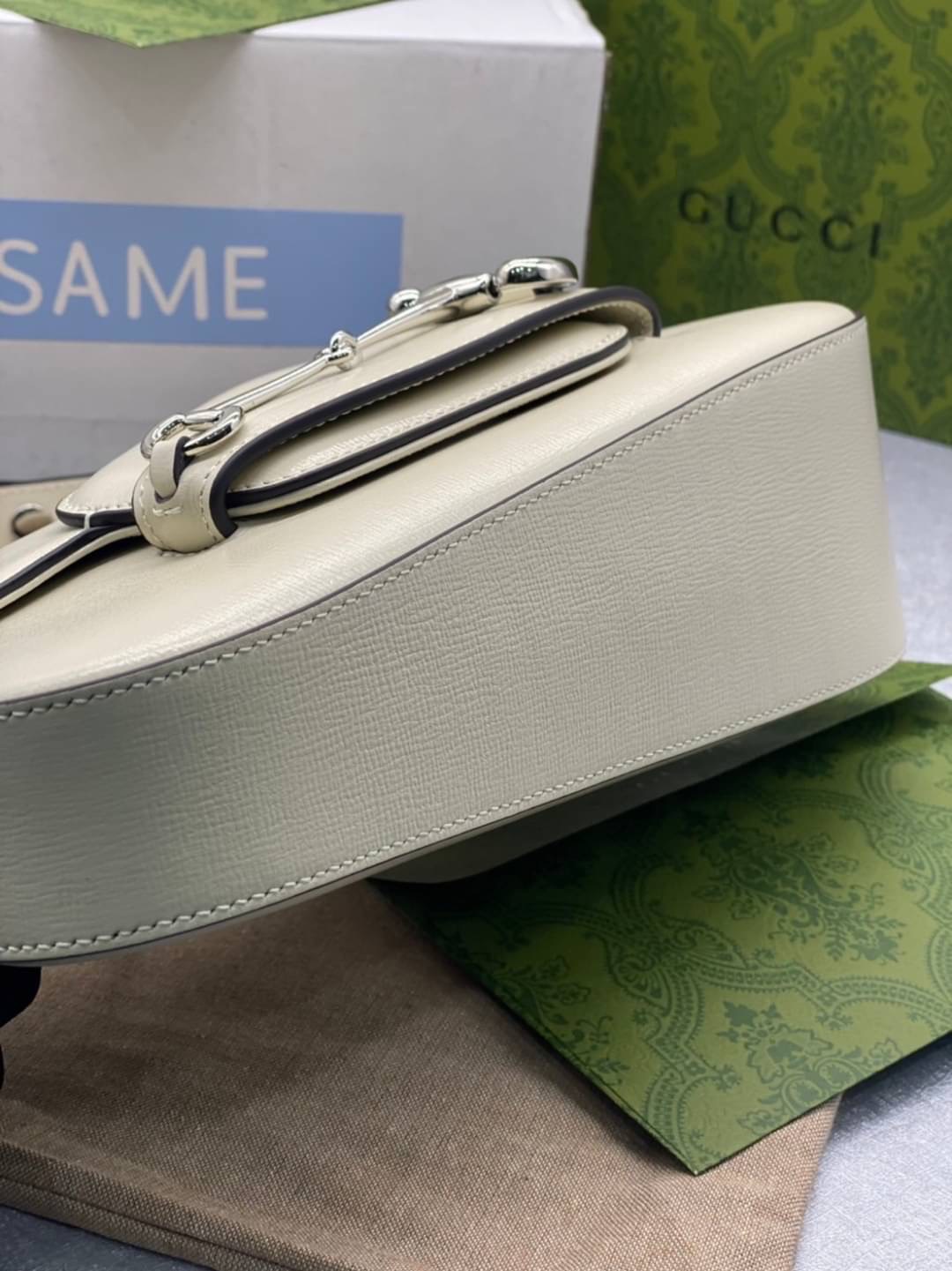 GUCCI HORSEBIT 1955 SMALL SHOULDER BAG กระเป๋าสะพายถือหรือสะพายไหล่ แคนวาสสวยอย่างดี เกรดท็อปออริจินอล 1:1 เกรดดีสุด สลับแท้