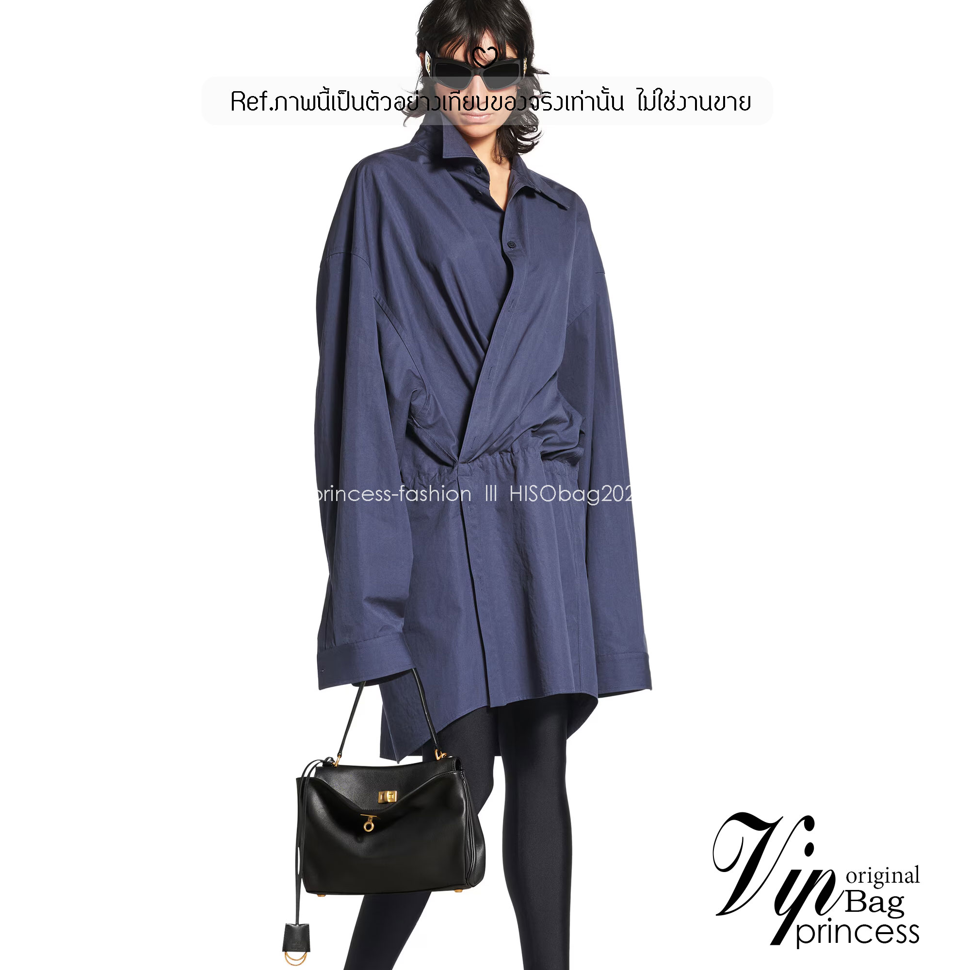 Balenciaga Rodeo Small Handbag in Black 25cm กระเป๋าสะพายหนังเรียบผิวสัมผัสนุ่มสบายผิว ดีไซน์เรียบหรูตามเอกลักษณ์ของแบรนด์ ภายในโล่งกว้าง จุของได้เยอะ