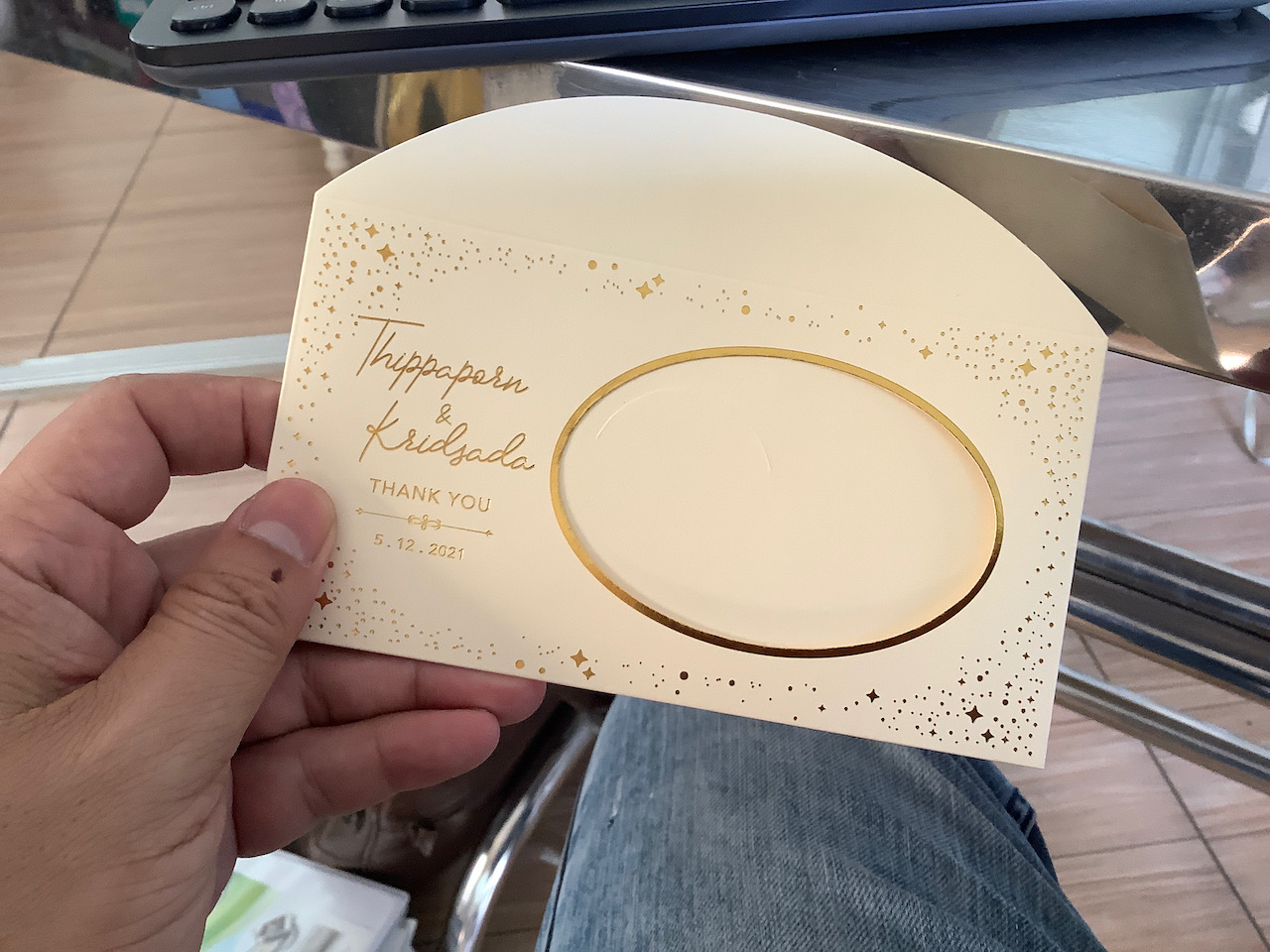 ซองใส่ธนบัตร (ปั๊มฟอยล์)