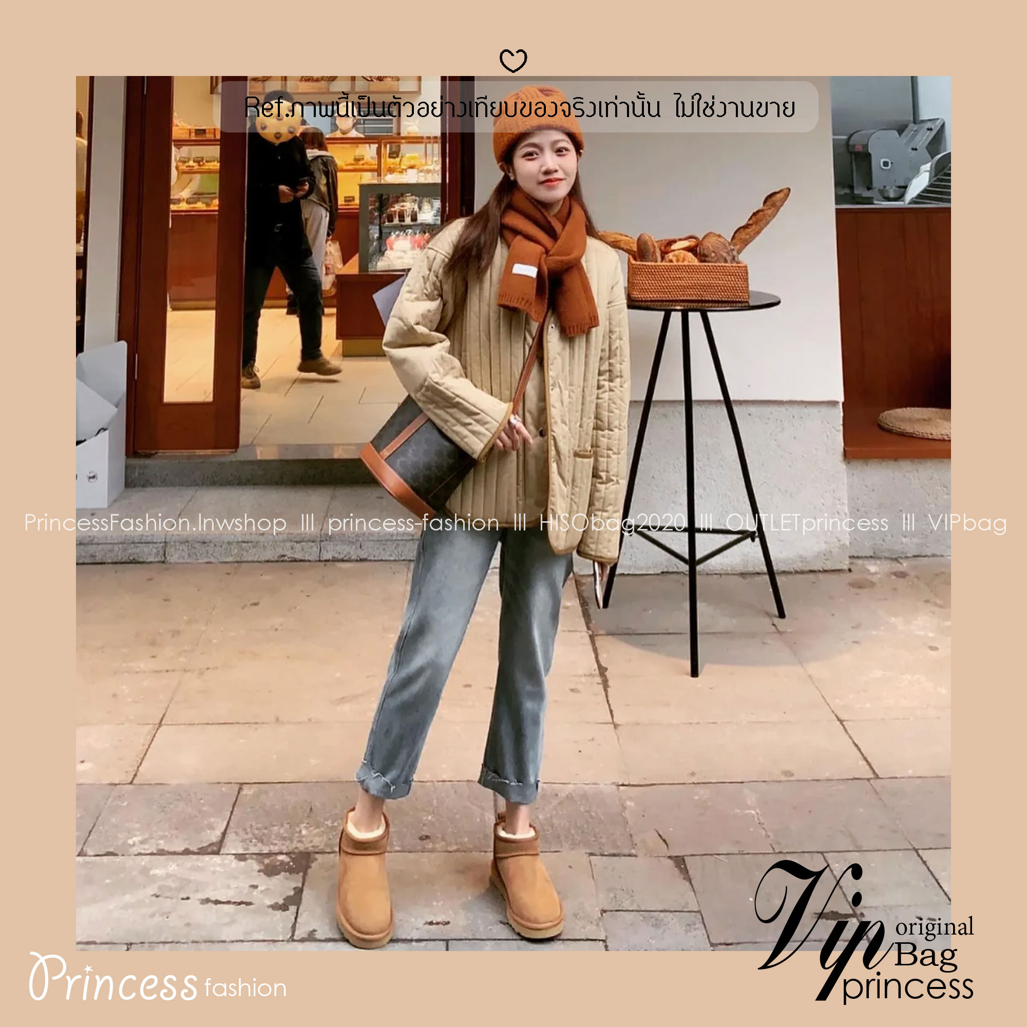 Celine bucket bag in Triomphe canvas and leather / Celine Tote Bag 6" 8" 9.5" กระเป๋าสะพายทรงบัคเก็ต โท้ทรุ่นแรกของแบรนด์ที่ได้รับความนิยมมากที่สุด ควรมีติดตู้ไว้เลย ดีไซน์สวยคลาสสิคไม่มีเอาท์