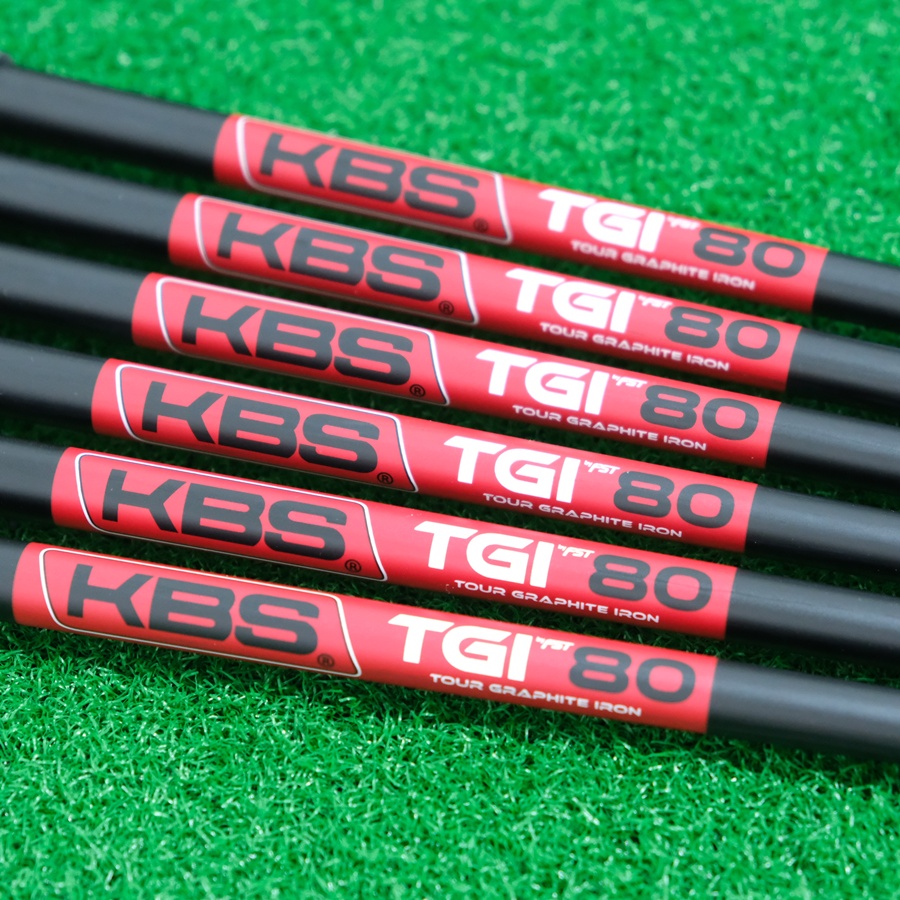 KBS TGI 80 FLEX S #6-GW IRON SET SHAFT - GOLF PRIDE TOUR VELVET STANDARD GRIP