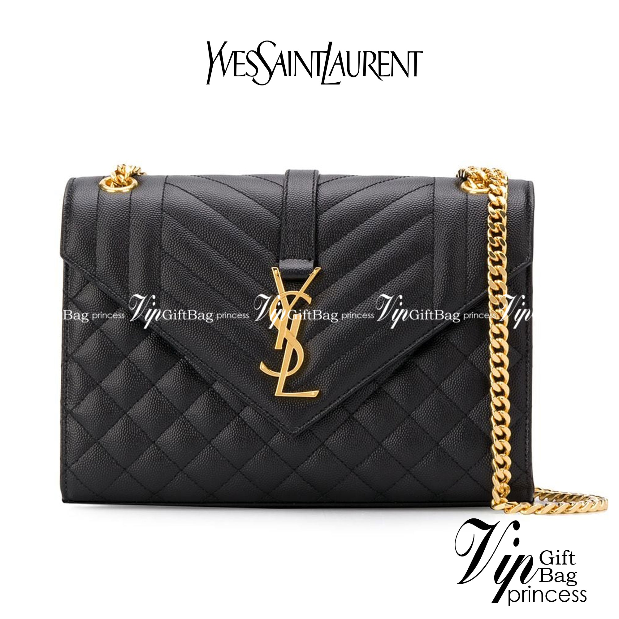 หนังแท้ YSL Saint Laurent Large Cassandra quilted shoulder bag กระเป๋าสะพายใบใหญ่ ดีไซน์ทรงสวยหรู ตอบโจทย์ได้ทุกสไตล์ ภาพสินค้าถ่ายจากงานขายจริง ใช้งานต่างประเทศได้