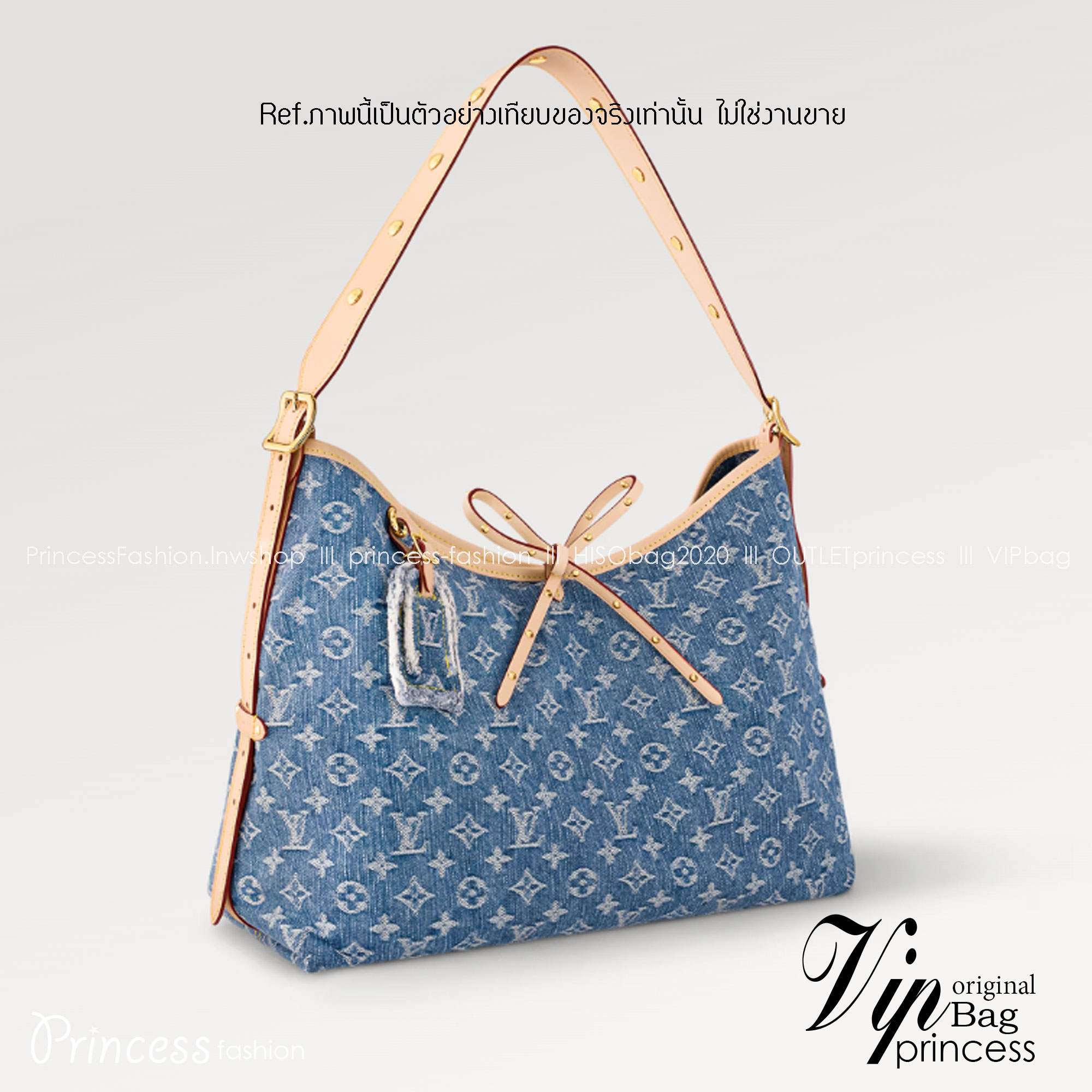 LV Monogram Denim Carry /LV CARRYALL DENIM BAG ใหม่ล่าสุด สไตล์เดนิมสุดชิค รุ่นลิมิเต็ดที่สาวๆตามหา กระเป๋าสะพายไหล่ทรงสวย ดีไซน์เรียบง่ายคลาสสิค หรู ดูผู้ดี รูปทรงใช้งานง่าย มาพร้อมใบลูก ไว้เก็บของจุกจิก