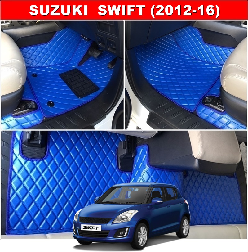 พรมปูพื้นรถยนต์ SUZUKI SWIFT ปี2012-16 ลายDIAMOND ยางปูพื้นรถยนต์EVA เต็มคัน