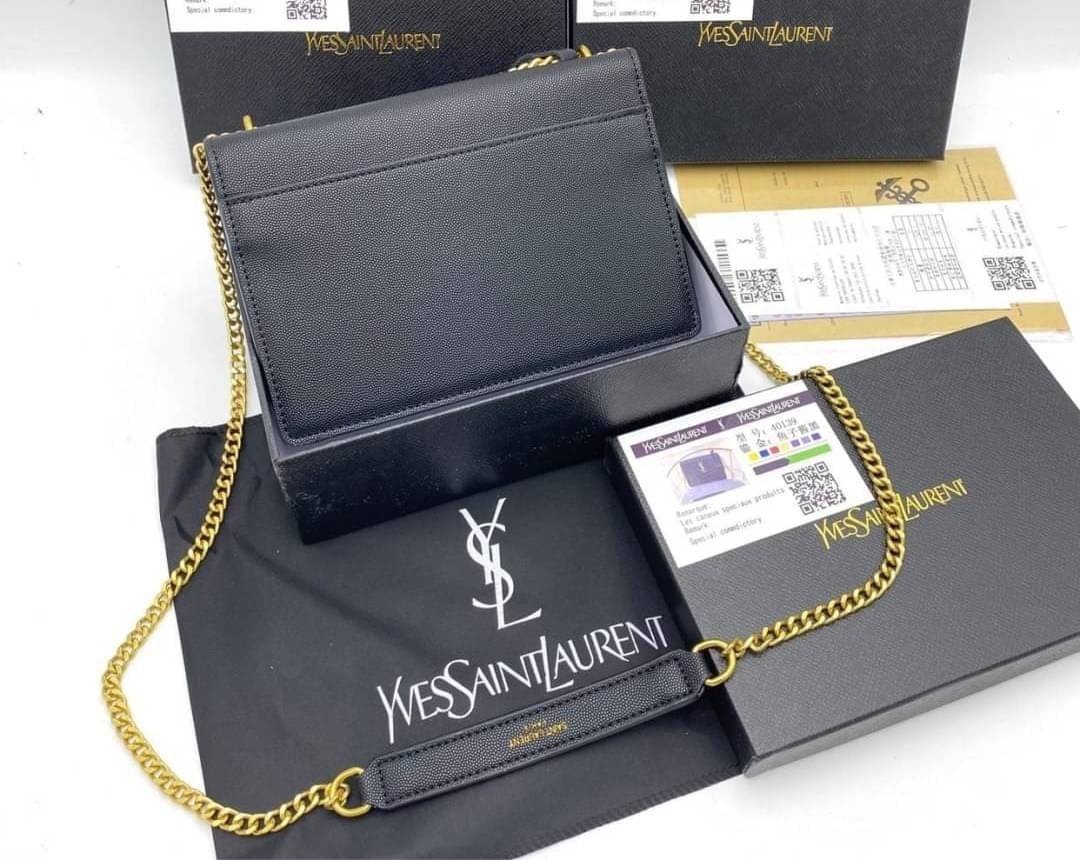 YSL SAINT LAURENT SUNSET MEDIUM IN SMOOTH LEATHER