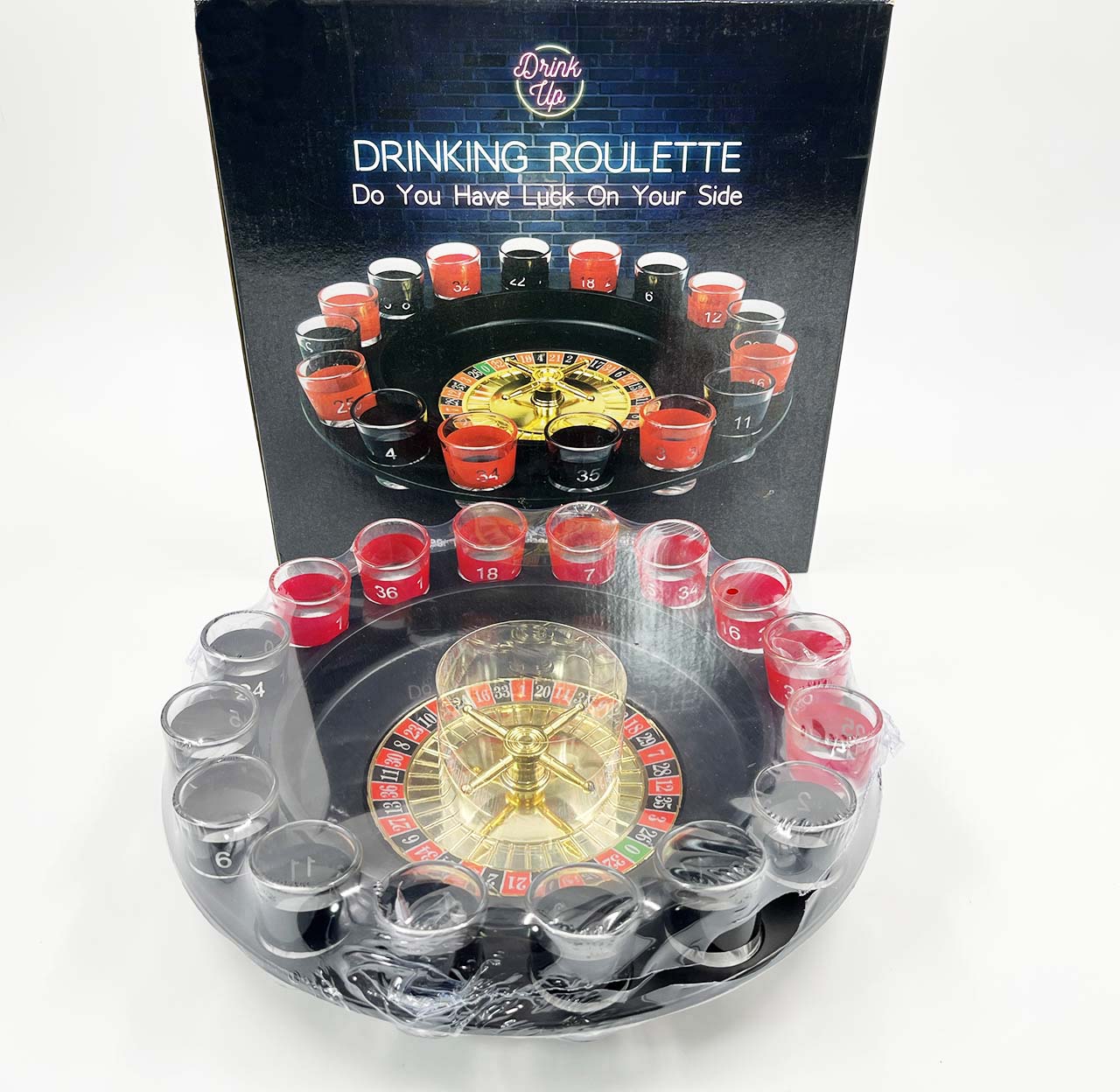 เกมรูเล็ตพร้อมแก้ว16 แก้ว (Drinking Roulette )