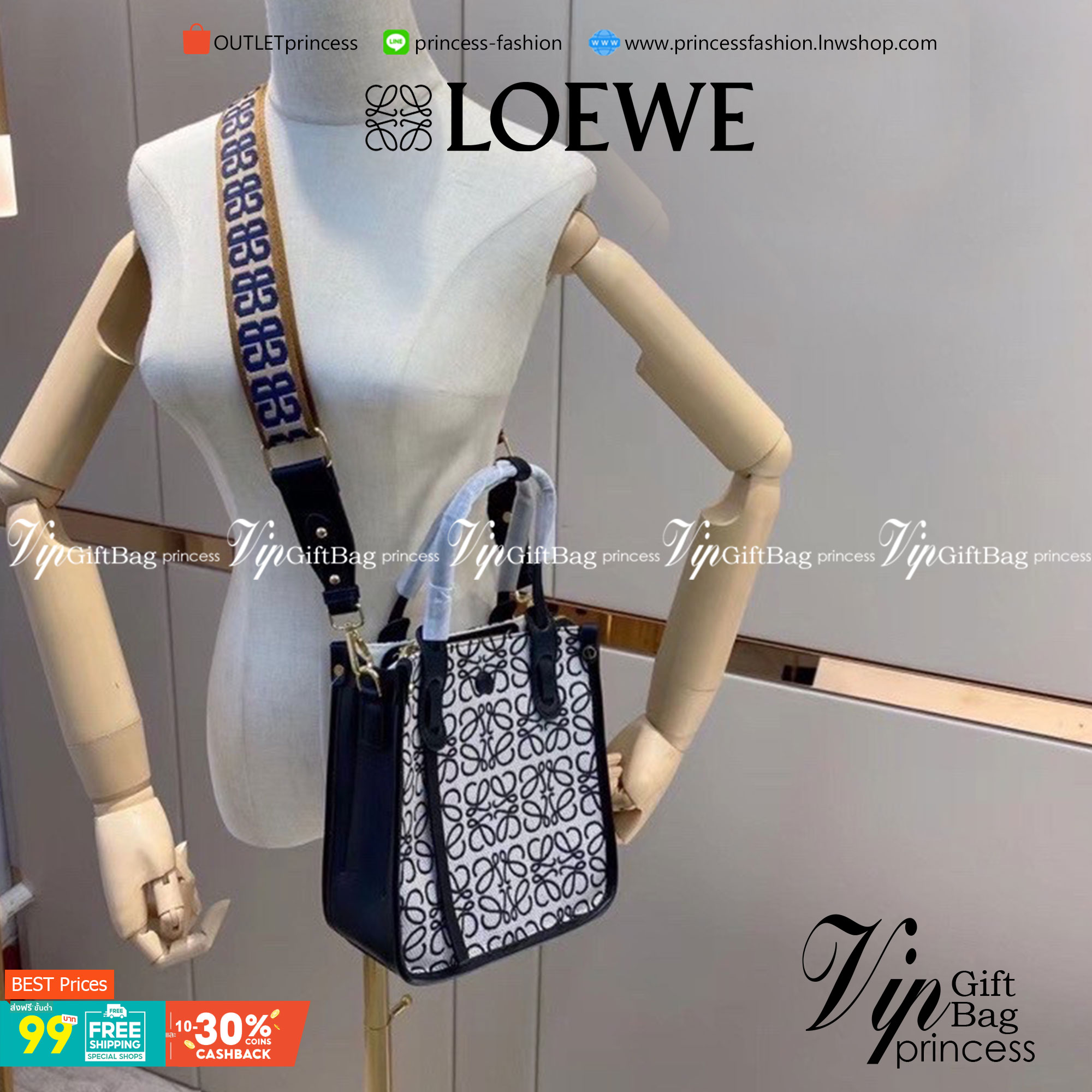 LOEWE MINI TOTE BAG พร้อมส่งที่ไทย ที่นี่ที่เดียว (งานจริงสวยน่ารักมากค่ะ) กระเป๋าที่ตอบโจทย์สายชิคมากๆค่ะ มีขนาดพอเหมาะสำหรับจัดเก็บสิ่งของสำคัญ ออกแบบมาให้เข้ากับไลฟ์สไตล์ที่ไม่หยุดนิ่งของคุณ แอกเซสซอรี่ที่เติมเต็มทุกลุคของคุณ กระเป๋าโท้ทสุดประณีตใบนี้ร