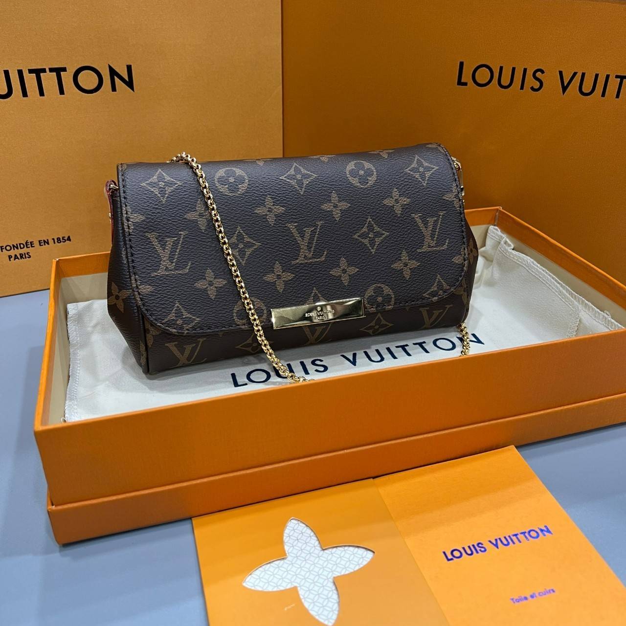 Ori Louis Vuitton favorite / LV Favorite Monogram Damier Ebene MM เกรดออริจินอล ใช้แทนใบจริงได้ ภาพถ่ายจากงานขายจริง ใช้งานต่างประเทศได้ค่ะ