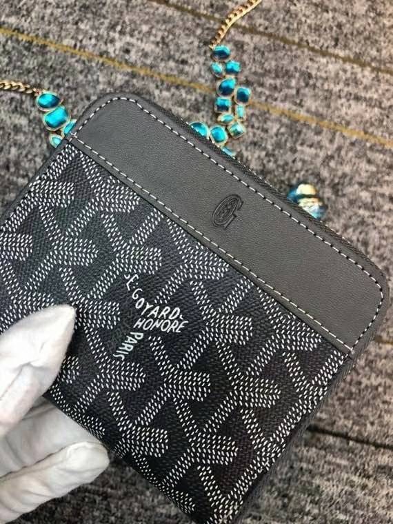 ORI หนังแท้ | GOYARD Compact Zip Matignon Pm Wallet