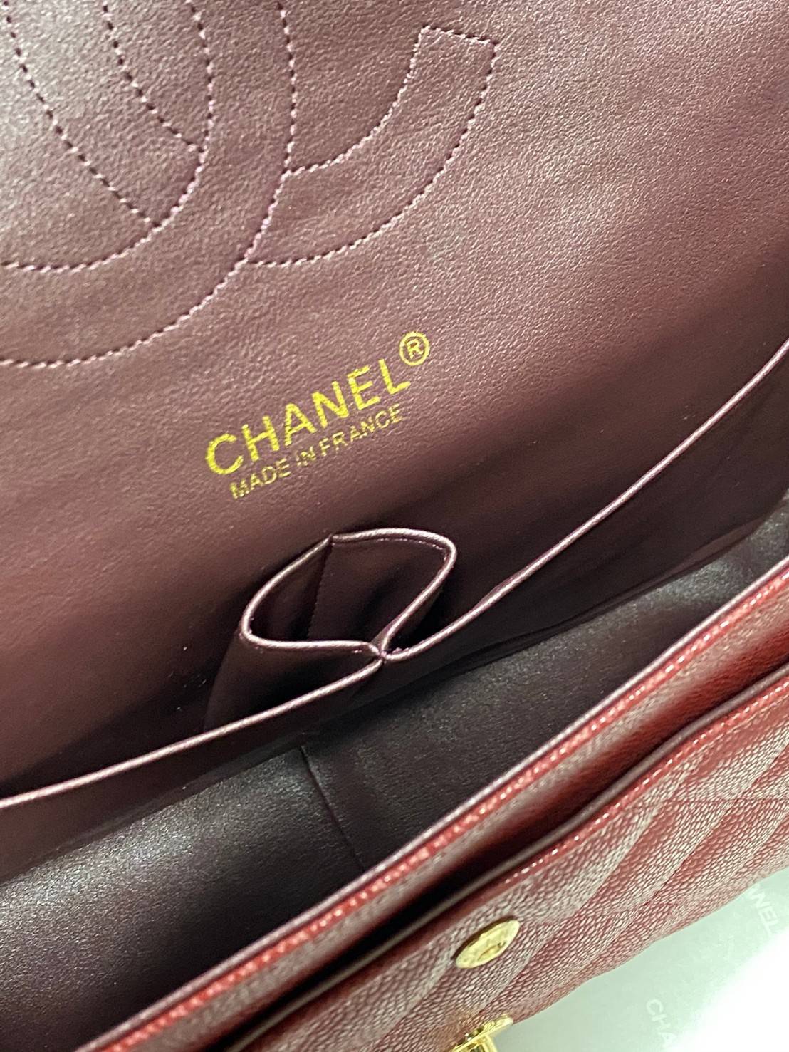 CHANEL LARGE CLASSIC JUMBO HANDBAG 30cm พร้อมส่งที่ไทย Lambskin & Grained Calfskin