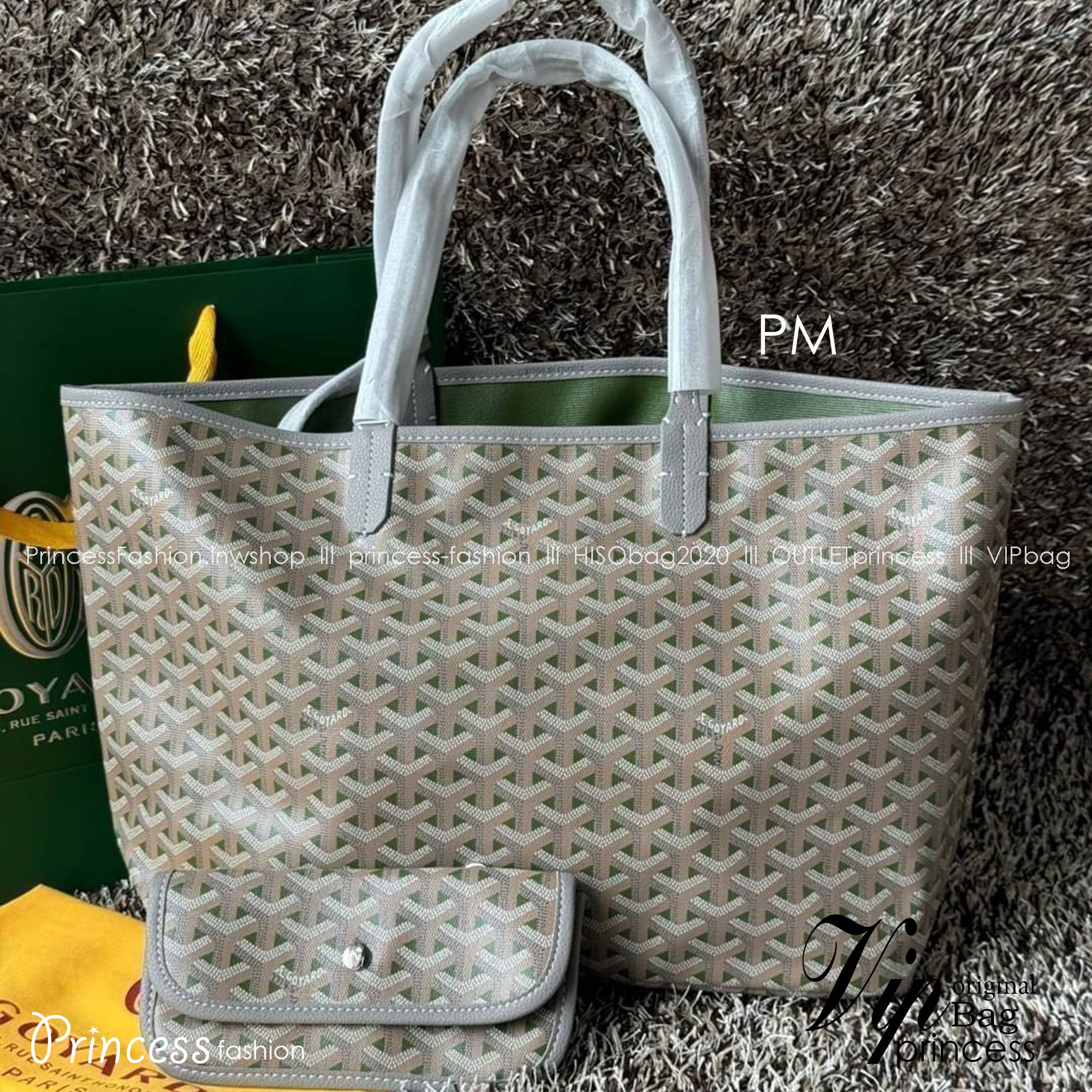 พร้อมส่ง 2 สี PM 35cm GOYARD SAINT LOUIS CLAIRE-VOIE PM BAG กระเป๋าทรงโท้ทใบใหญ่ เกรดออริ สลับแท้ 1:1