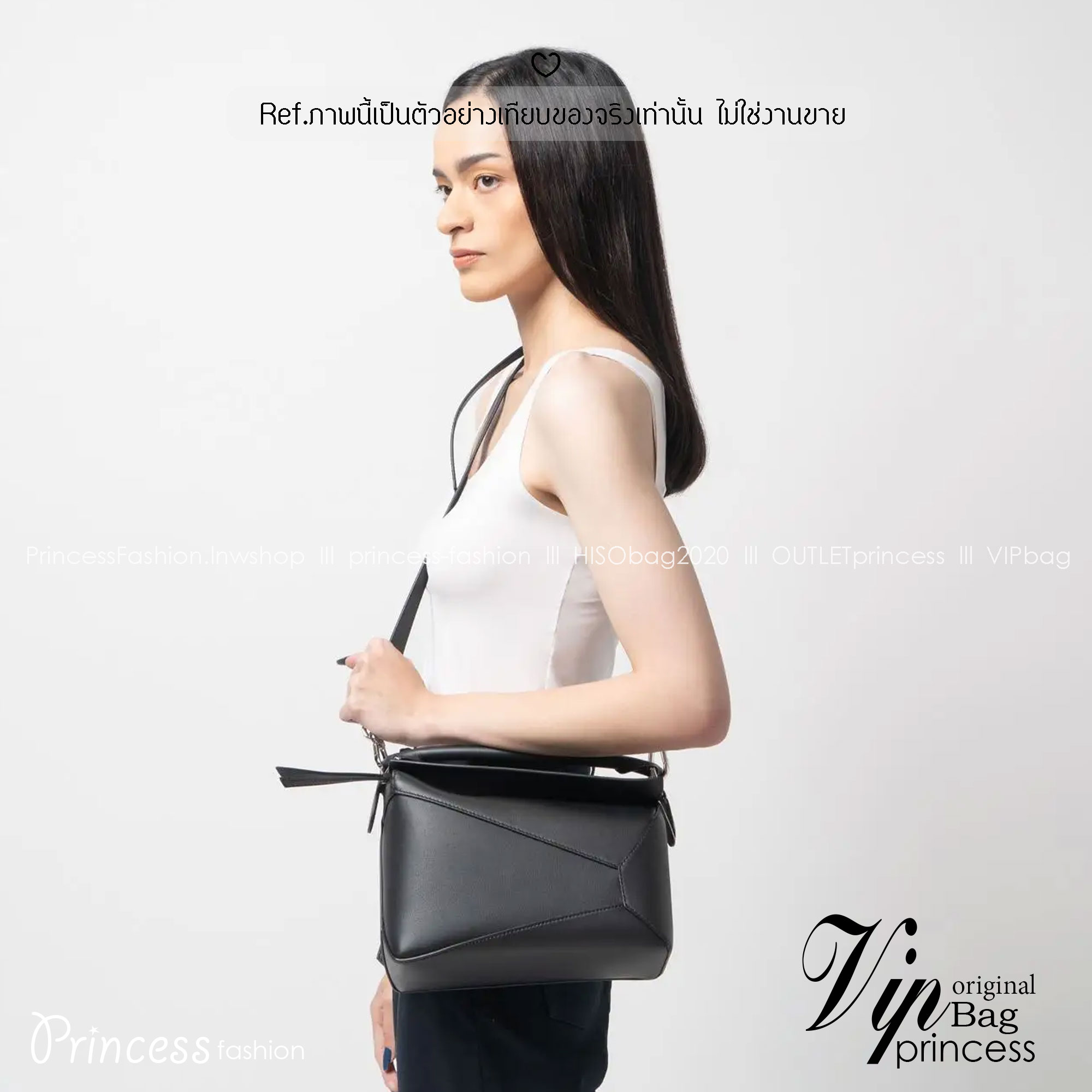 LOEWE Puzzle bag in smooth leather กระเป๋าสะพายทรงกล่องเรียบแต่หรูคูลและเท่ห์ สุดยอดแบรนด์ที่ดีไซน์เป็นเอกลักษณ์ โดดเด่น สไตล์พัซเซิล ใช้ได้ทั้งชายหญิง