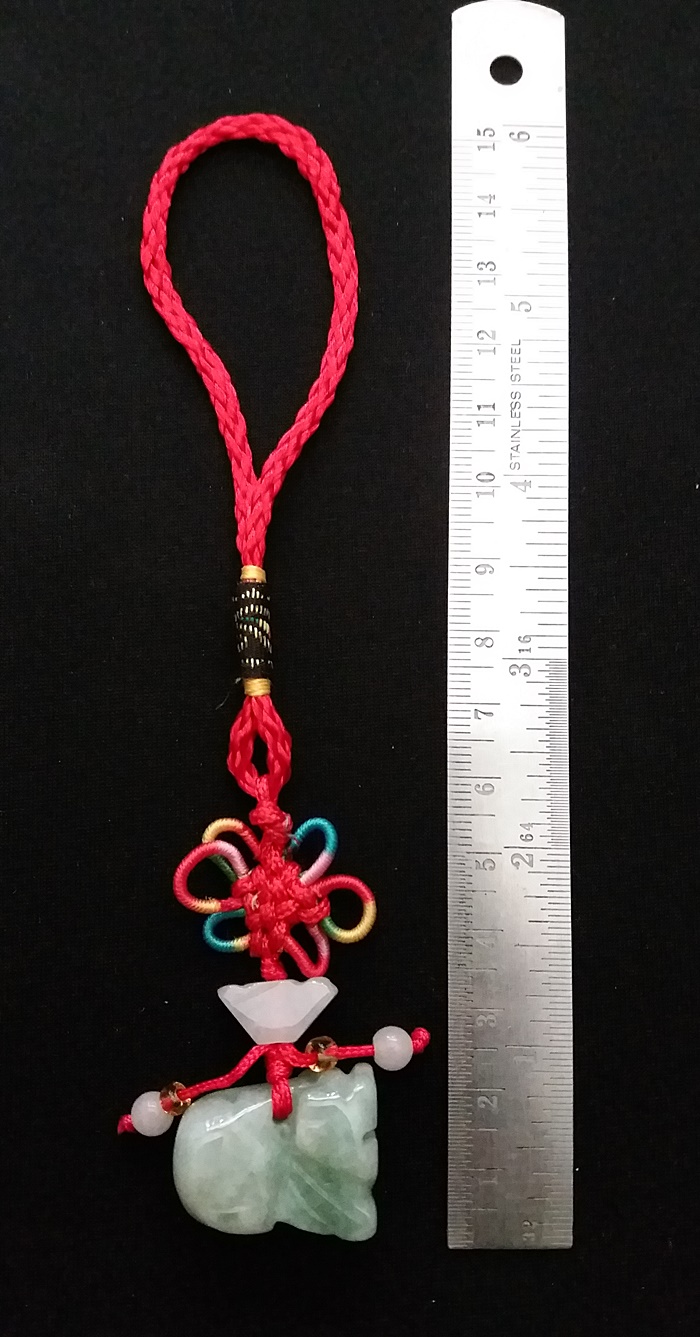 จี้ปี่เซี้ยะหินหยกแบบใหญ่ ช่วยต้านคราเคราะห์ แก้ชงปีกุน ชง75% ปี2562 พร้อมใบคาถาค่ะ