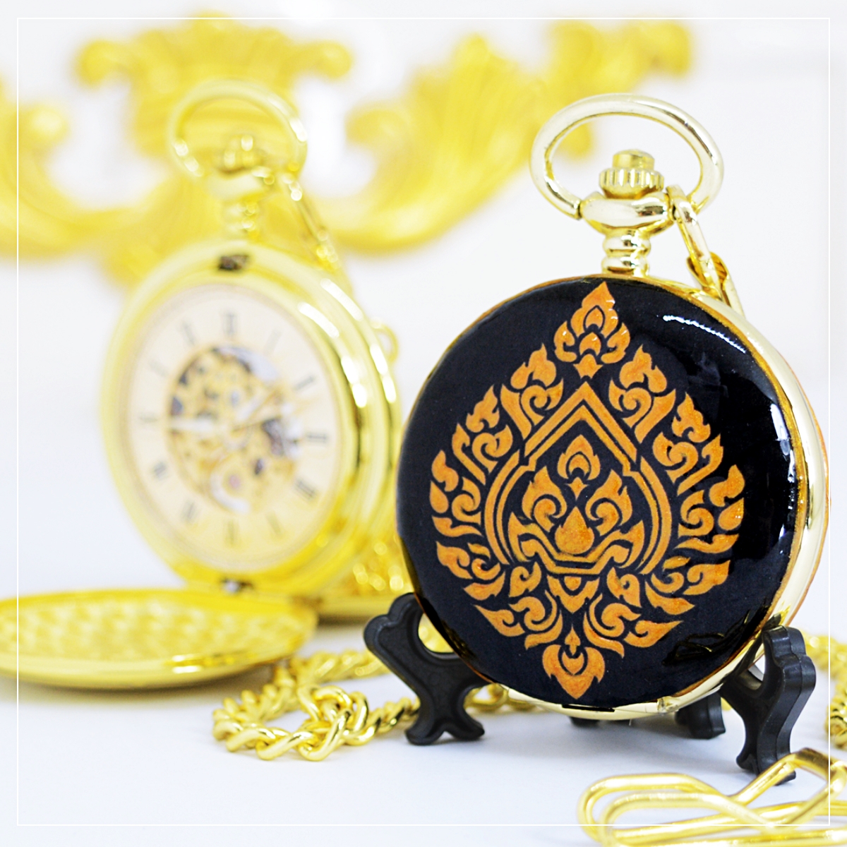ของที่ระลึกไทย l ของขวัญไทย ลวยลาย พุ่มข้าวบิณฑ์ ของขวัญไทยๆ งานเพ้นท์มือ l พร้อมใส่ LOGO หรือ ข้อความ (งานสั่งทำ)