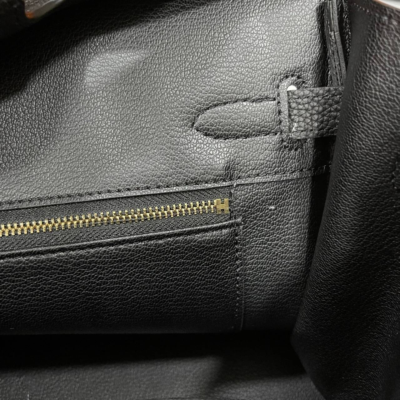 หนังแท้ Hermes BIRKIN 25CM epsom in MAUVSSYLESTE COLOR FULL HANDMADE GOLD HARDWARE เกรดออริจินอล ภาพสินค้าถ่ายจากงานขายจริง