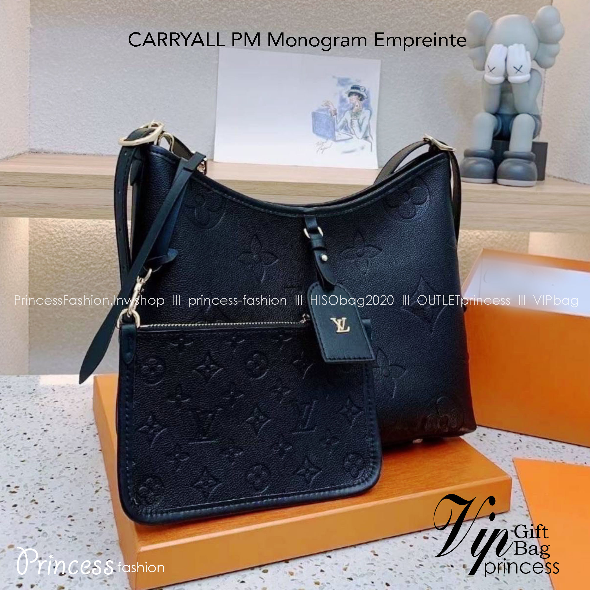 LV CARRYALL PM Monogram Empreinte รุ่นลิมิเต็ดสีเรียบหรู ที่สาวๆตามหา กระเป๋าสะพายไหล่ทรงสวย ดีไซน์เรียบง่ายคลาสสิค หรู ดูผู้ดี รูปทรงใช้งานง่าย มาพร้อมใบลูก ไว้เก็บของจุกจิก วัสดุหนังแคนวาส พร้อมเสิร์ฟให้ในราคาน่ารักๆ ของมันต้องมีแบบนี้ ก็ต้องตำได้แล้วน้