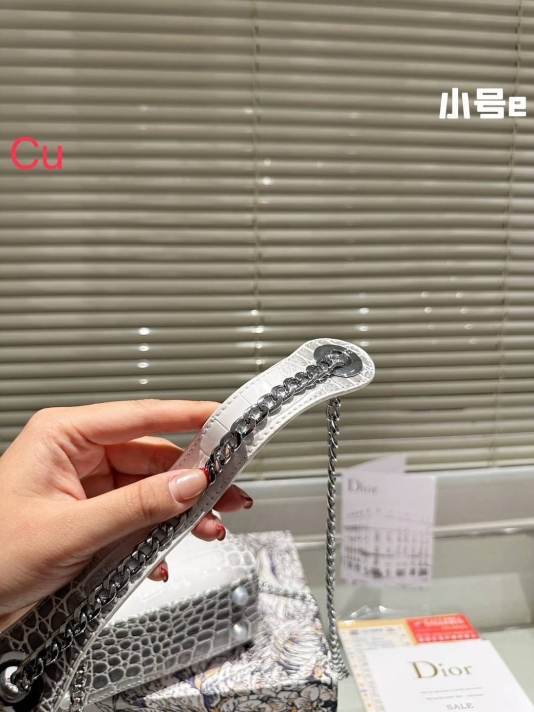 DIOR Lady Himalayan Crocodile Bag กระเป๋าเลดี้ดิออร์รุ่นลิมิเต็ด หนังลายจระเข้สวยหรูดูแพงที่สุด ควรมีที่สุดเลยค่าสาวๆ งานจริงสวยกริบใบมินิน่ารัก ปังสุด ราคาสุดคุ้มค่า