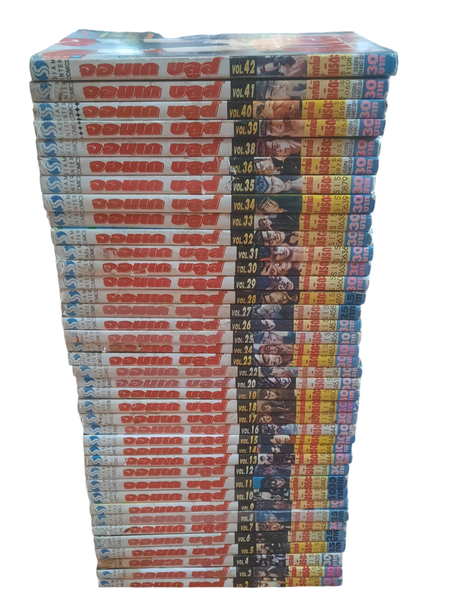 จอมเกบลูส์ ชุด เล่ม 2-42 (ขาดเล่ม 1,21,37 (42 เล่มจบ) Masanori Morita เขียน