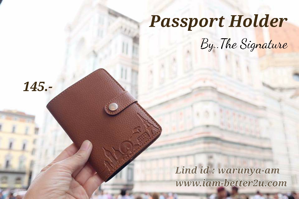กระเป๋าใส่พาสปอร์ต Passport Holder ใส่ Passport ใส่ Boarding pass การ์ดจิ๋ว บัตรเครดิต