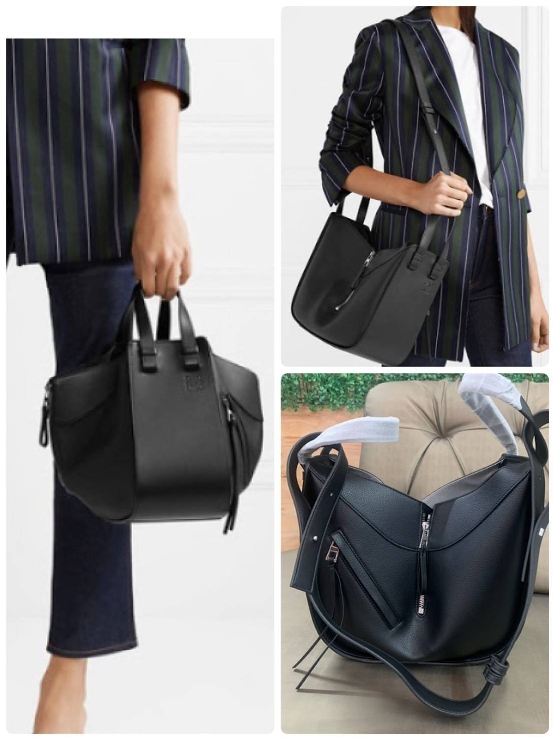 Loewe Hammock Bag / Loewe Small Hammock Leather Bag / กระเป๋าสไตล์แคชชวล มีจุดเด่นตรงการออกแบบทรงกระเป๋าให้ดูคล้ายกับเปลนอน ให้ความรู้สึกสบายๆ