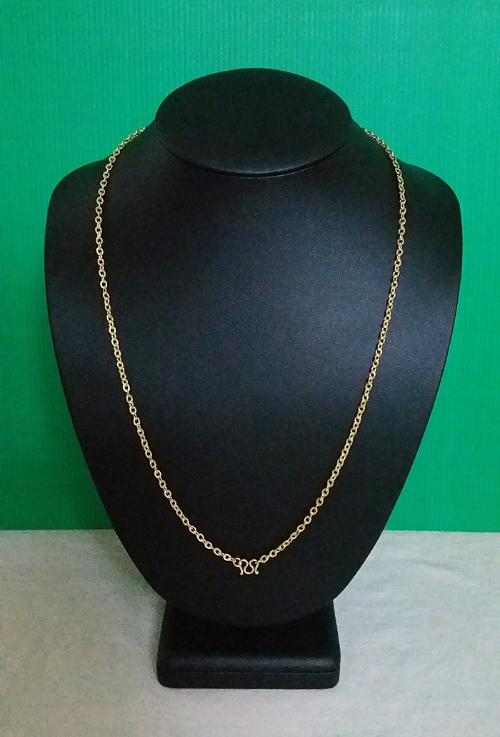 สร้อยคอผู้หญิงทำจากเหรียญ25,50ส.ต.ลายโซ่แบบยาวค่ะ