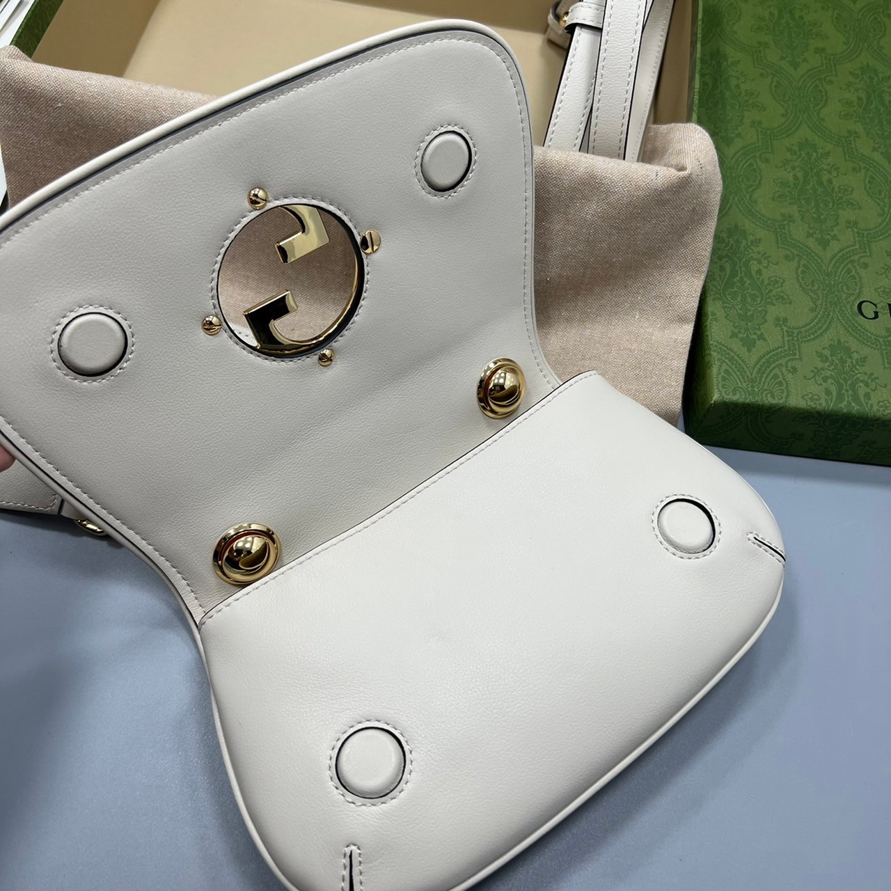 GUCCI Blondie mini bag เกรดเทพออริจินล หนังแท้ ภาพถ่ายจากงานขายจริง ใช้งานต่างประเทศได้ ผ่านทุก ตม