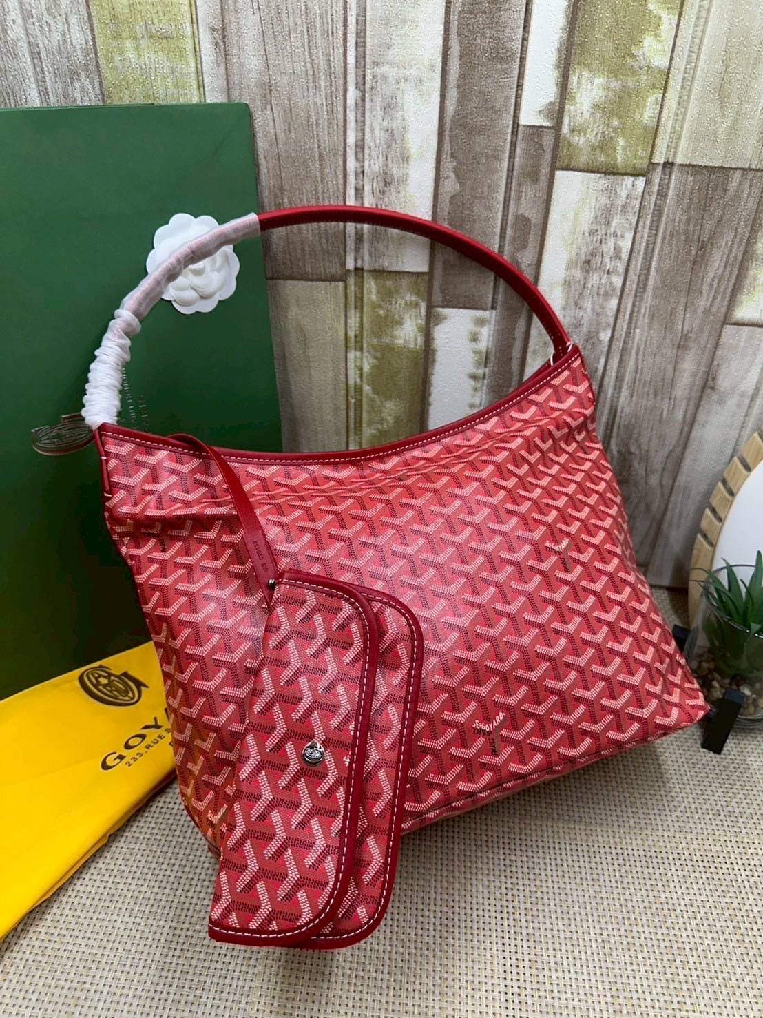 พร้อมส่ง 8 สี ORI หนังแท้ | Goyard Bohème Hobo Bag กระเป๋าสะพายทรงโฮโบ สะท้อนถึงความเบา ความยืดหยุ่น เปิดปิดแบบซิป สะดวกสบายขึ้น