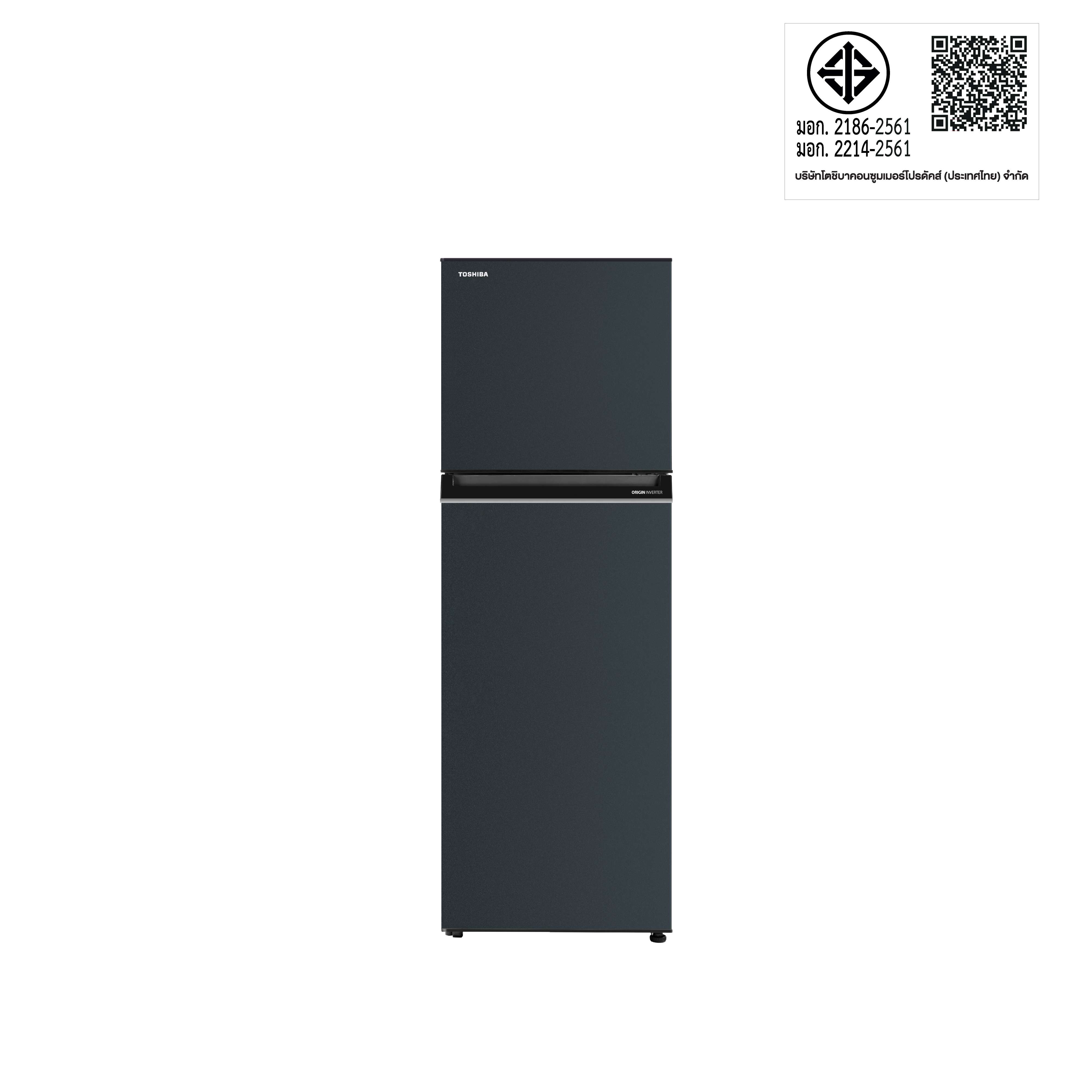 TOSHIBA ตู้เย็น 2 ประตู GR-RT329WE-PMTH(52) 8.9 คิว รุ่น GR-RT329WE-PMTH