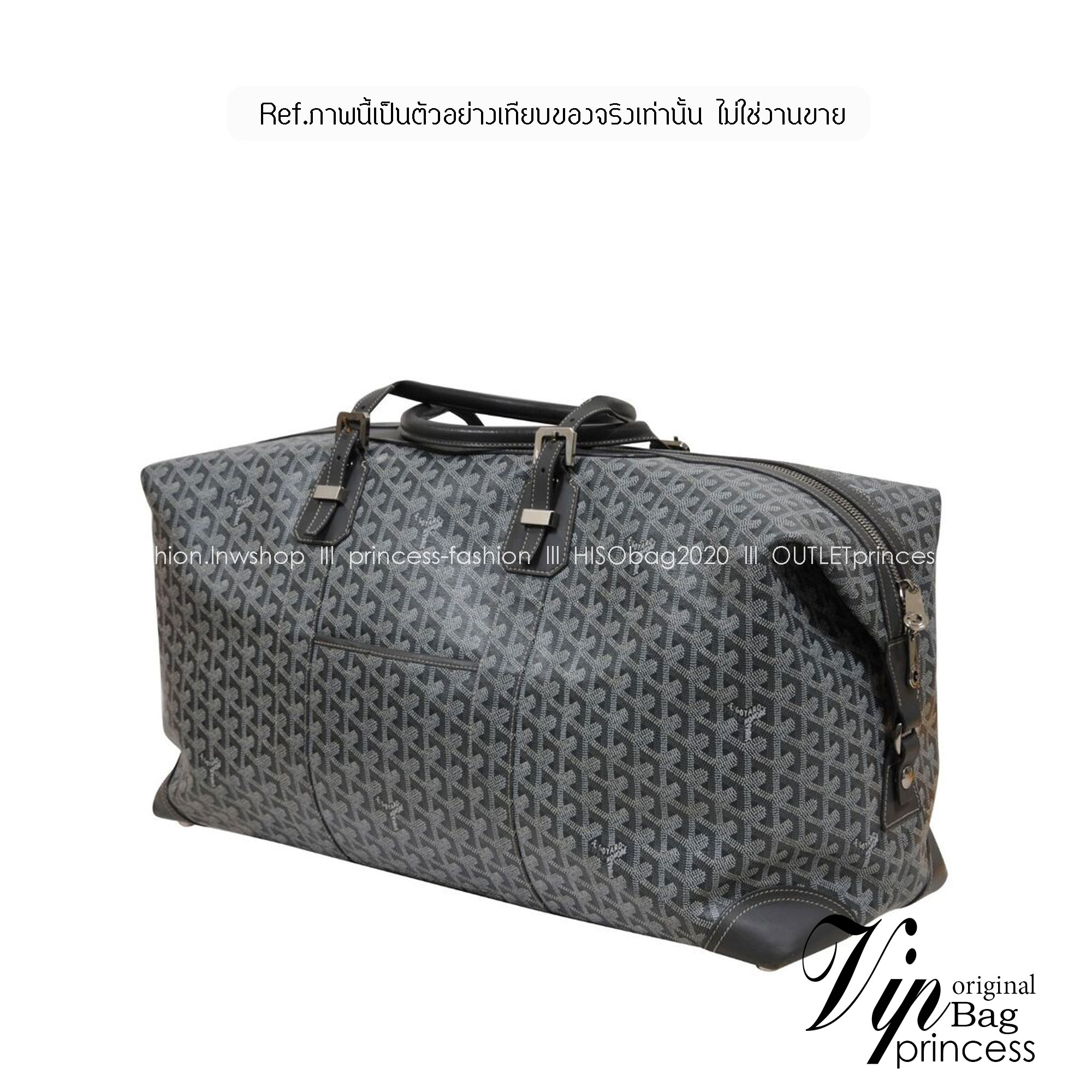 Goyard Keepall bag/ GOYARD Boeing 55 Leather Duffle Bag 55cm กระเป๋าเดินทาง เกรดท็อปออริ สลับแท้ 1:1 เกรดดีสุด ใช้ต่างประเทศได้