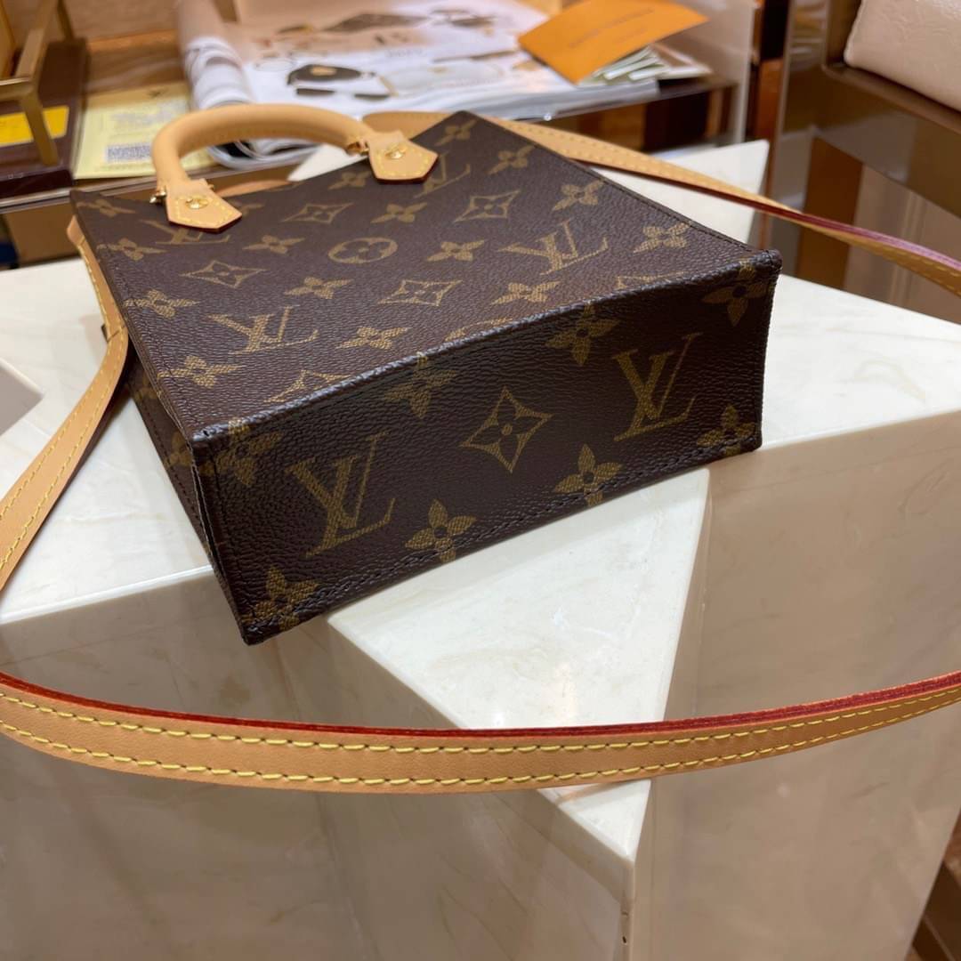 LV Petit Sac Plat / LV MINI TOTE เกรดใช้งานสลับใบจริงได้ เทพออริจินอล เนื้องานสวยงาม หนังแท้ ภาพสินค้าถ่ายจากงานขายจริงใช้งานต่างประเทศได้