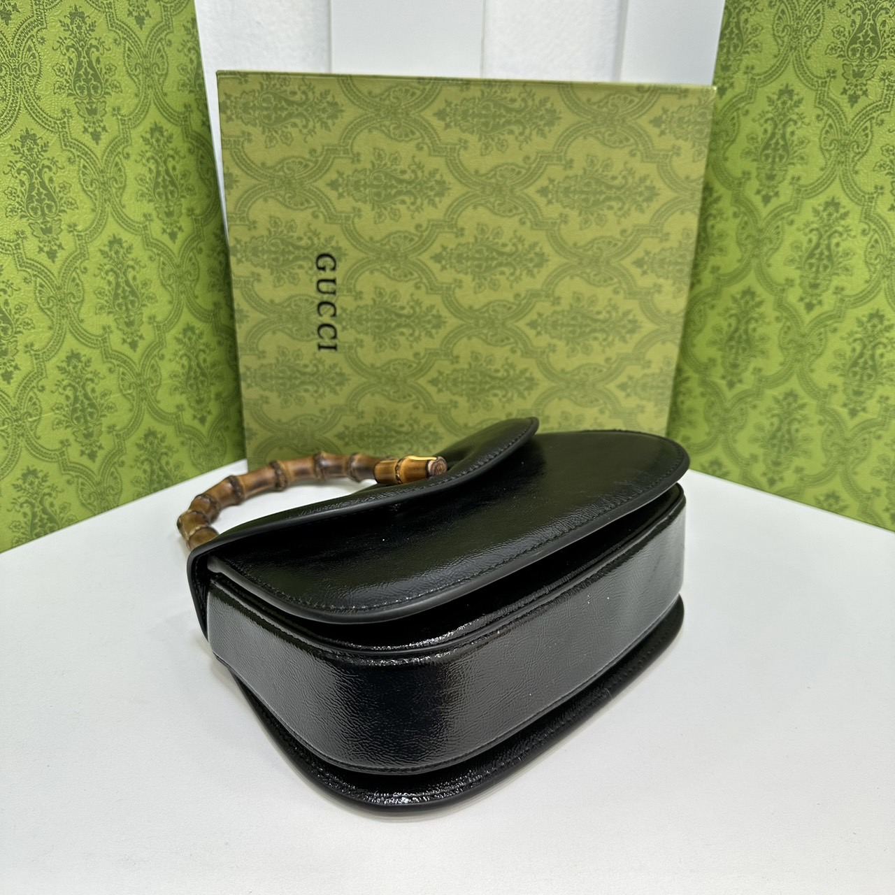 GUCCI BAMBOO 1947 TOP HANDLE BAG กระเป๋าถือ/สะพาย มือจับลายไม้ไผ่หรูหรา เกรดออริ สลับแท้ 1:1 ใช้งานต่างประเทศได้