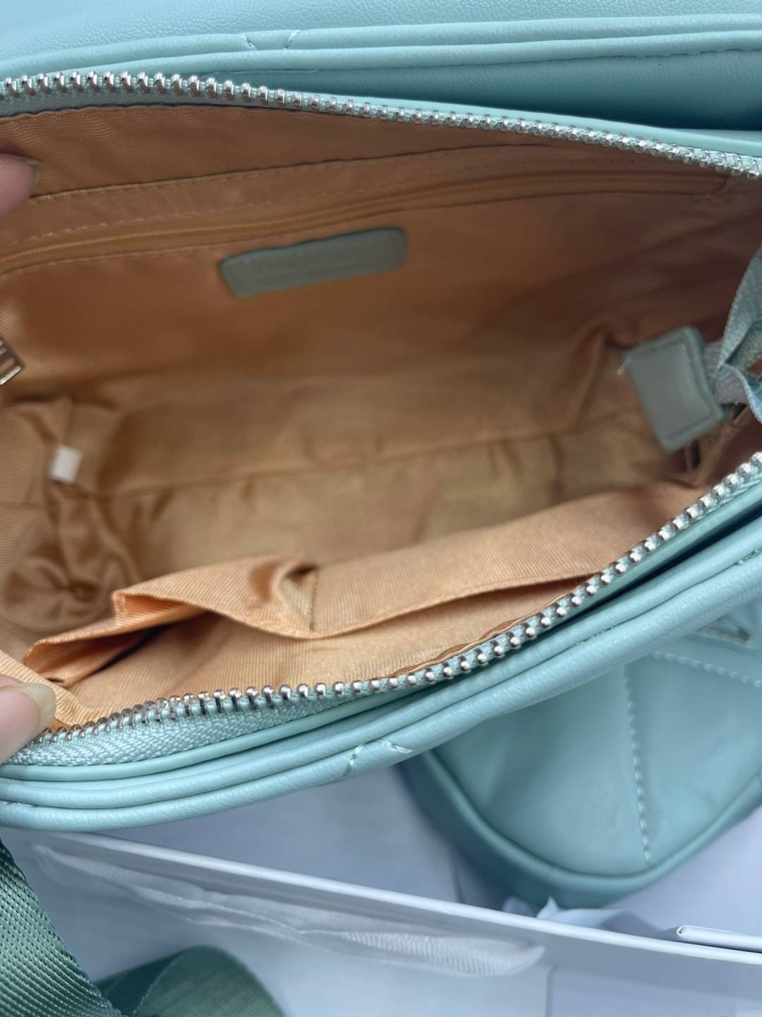 VIP 】PRADA System nappa leather patchwork bag หนังแท้ พร้อมส่งที่ไทย 6 สี