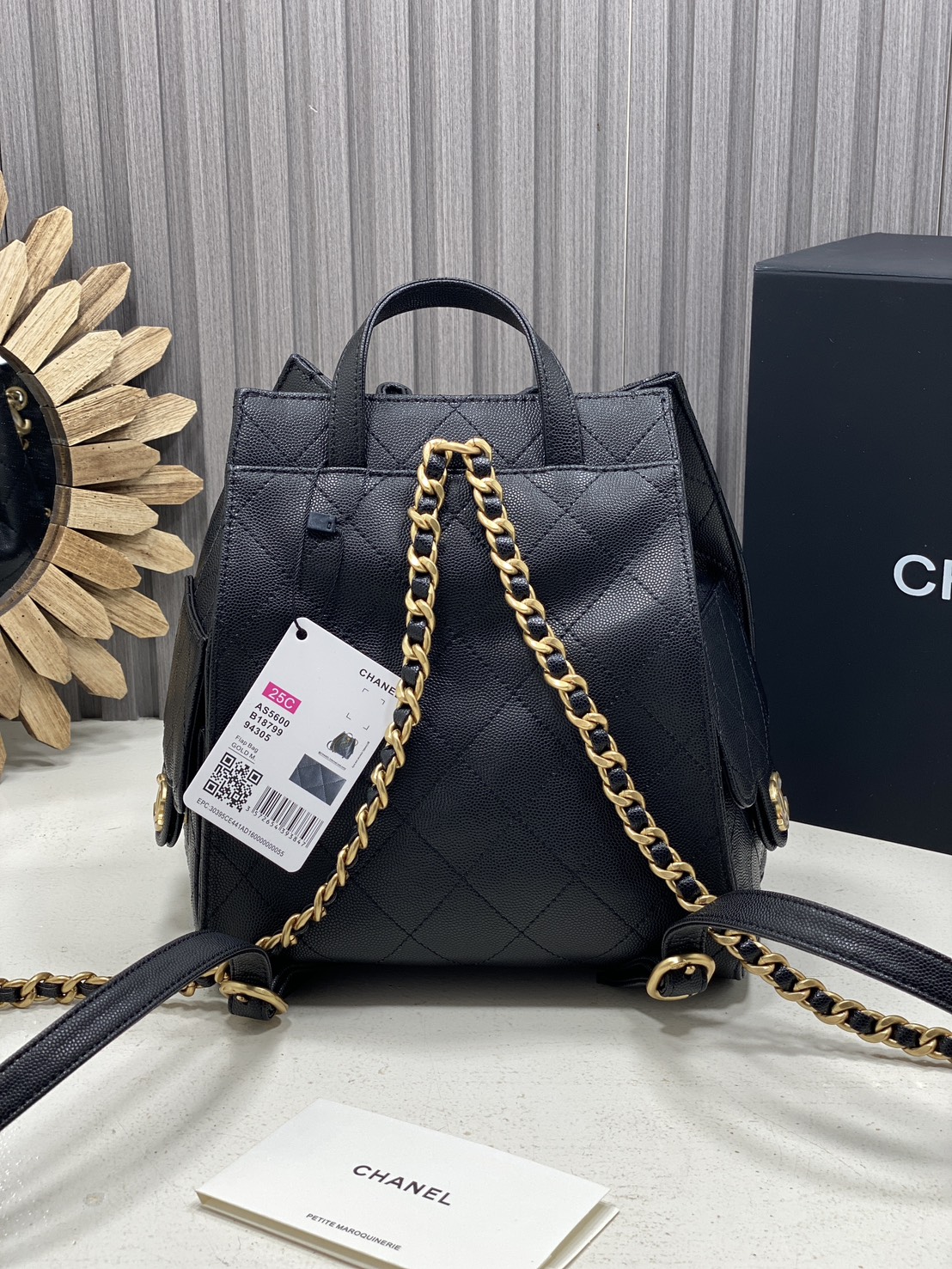 ORI หนังแท้ | CHANEL 25 Medium Backpack กระเป๋าสะพายหลัง ดีไซน์ใหม่ล่าสุด สวยเรียบหรูดูแพง Pre-collection Fall/Winter 2025/26 🤍 เกรดออริจินอล