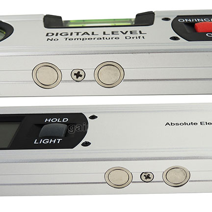 เครื่องวัดองศา วัดมุมเอียง วัดระดับความลาดเอียง โปรเทคเตอร์ ระบบ Digital (Level Inclinometer 4 x 90)