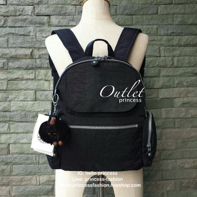 Kipling Matta Small Metallic Backpack รุ่น KI1490 คอลเลคชั่นใหม่ชนช้อป!!กระเป๋าเป้ขนาดกำลังดี วัสดุไนล่อนเคลือบกันน้ำ มีน้ำหนักเบา มีช่องเก็บของหลายช่อง แบ่งเป็นช่องด้านหน้า 2 ช่องและด้านข้างอีก 2 ช่อง ช่องใหญ่ปิดเปิดด้วยซิปคู่ภายในมีช่องซิป ช่องใส่ของจุก