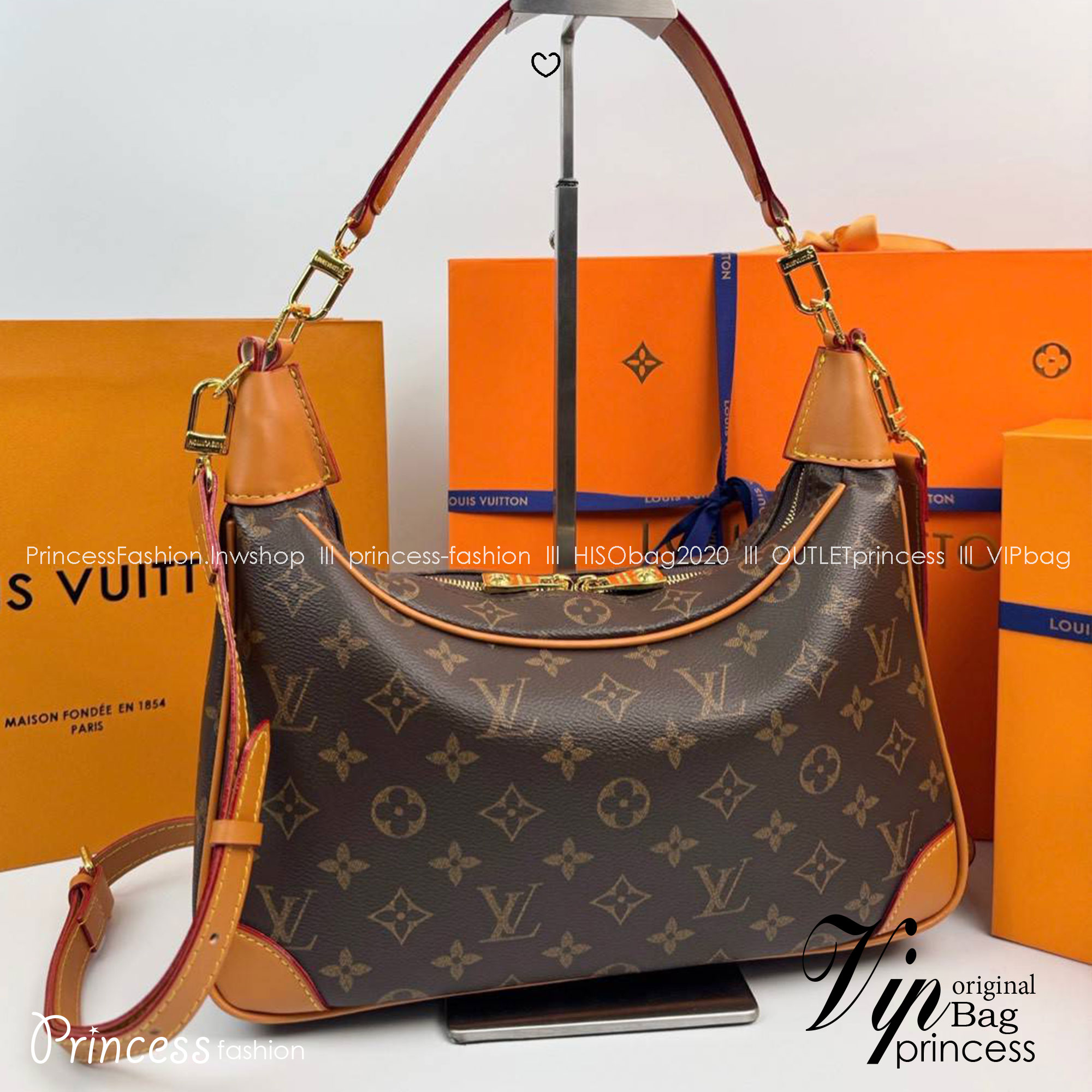 ORI หนังแท้ | LV Boulogne Hobo Bag 30 M14196 น้องใหม่พร้อมแล้ว…mom and dad พร้อมมั้ยค๊าา!! กับกระเป๋าสะพายทรงโฮโบขนาดใหม่ ไซส์ใหญ่ขึ้นเอาใจแม่ที่มีของใส่น้องเยอะๆ ดีไซน์สุดคลาสสิครุ่นสุดปัง
