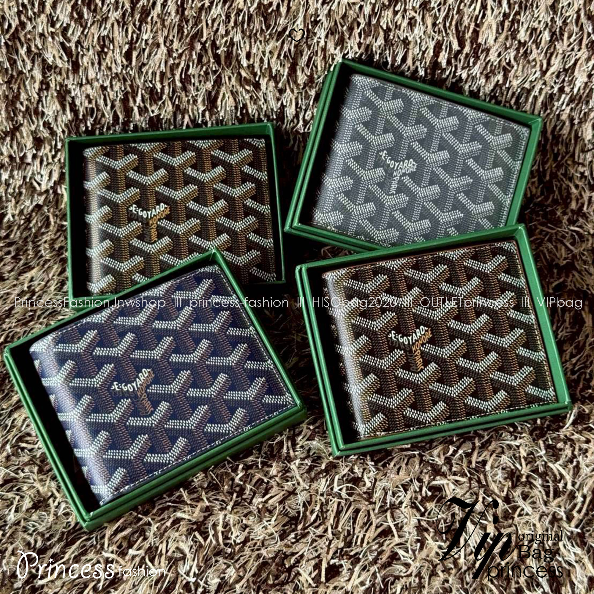 ORI หนังแท้ | Goyard Victoire Wallet กระเป๋าสตางค์ Victoire ขนาดกะทัดรัดและเหมาะสําหรับการจัดสำหรับการ์ดและธนบัตร ลวดลายสุดคลาสสิคของกระเป๋าเป็นเอกลักษณ์ที่ทุกคนจดจำได้