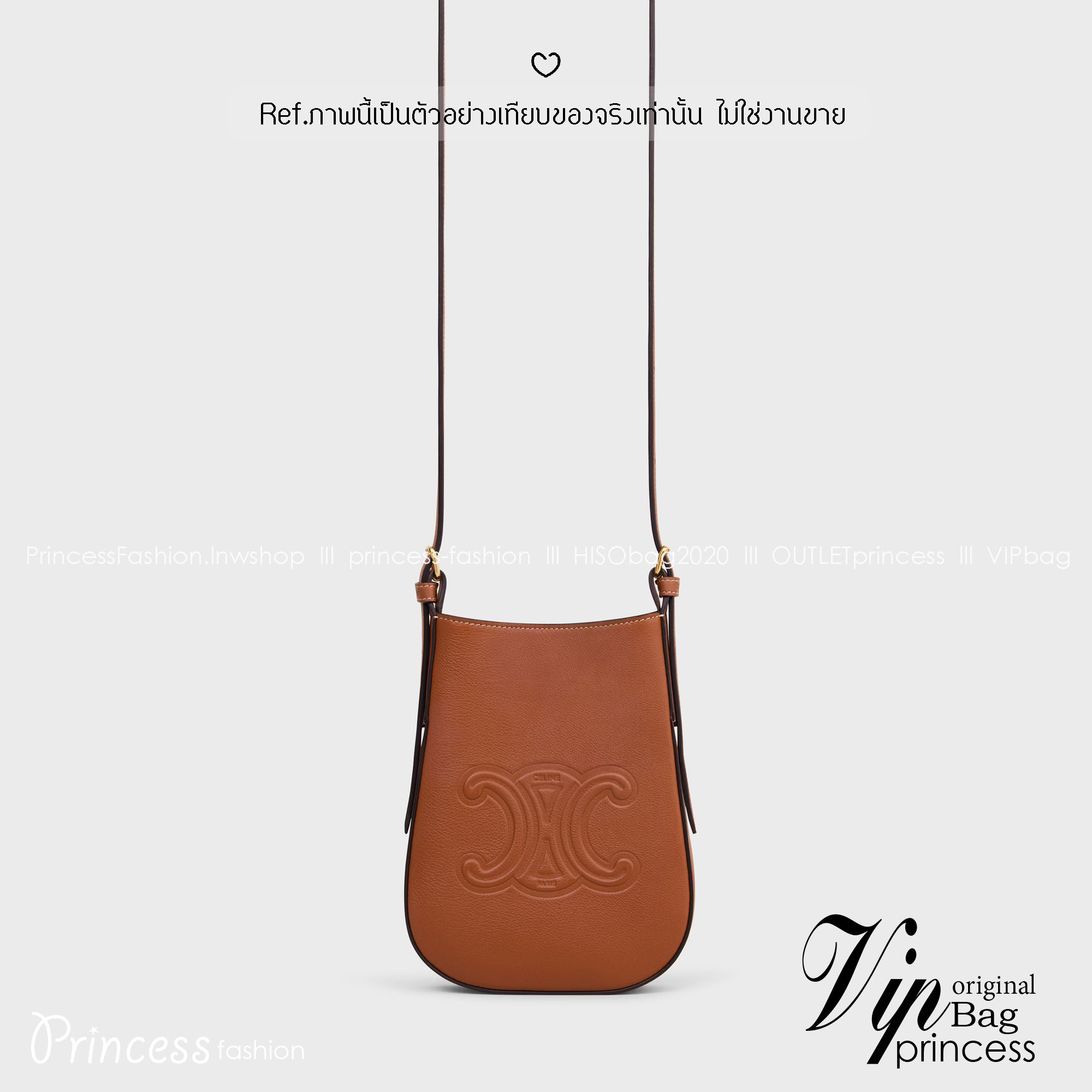 ORI หนังแท้ | CELINE PHONE POUCH HELOISE IN SUPPLE กระเป๋าใส่โทรศัพท์ เรียบหรู ด้วยลวดลาย Triompe ที่แสดงถึงความเป็นเอกลักษณ์ของแบรนด์