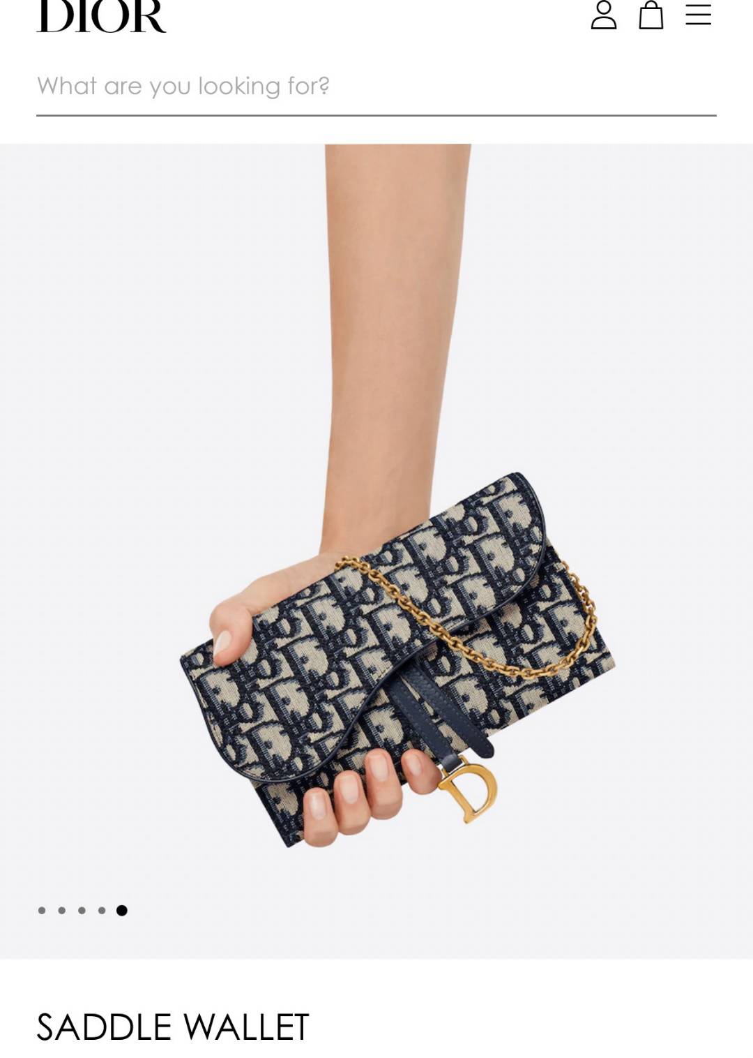 หนังแท้ DIOR SADDLE WALLET ON CHAIN Blue Dior Oblique Jacquard พร้อมส่งที่ไทย งานหนังแท้และผ้าแจ็คการ์ด เกรดเทพออริจินอล ภาพสินค้าถ่ายจากงานขายจริง ใช้งานต่างประเทศได้