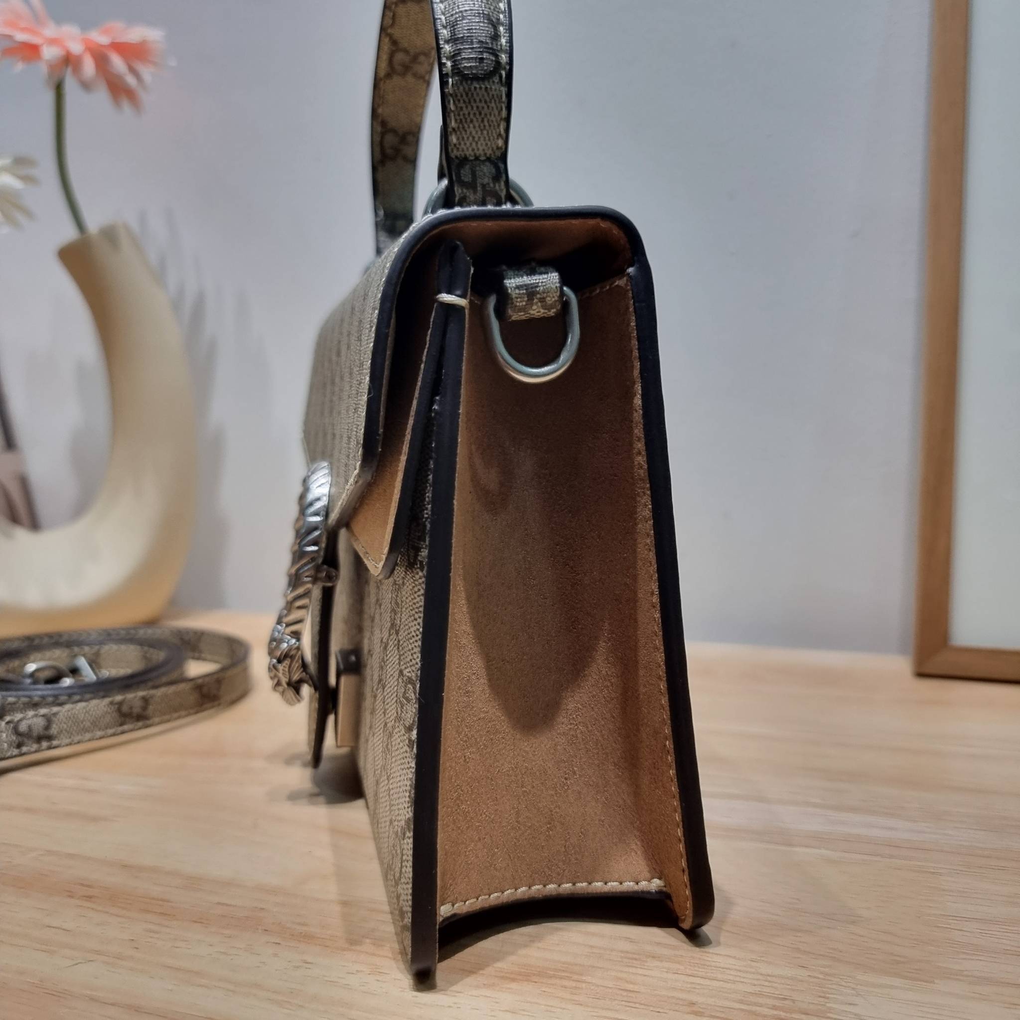 GG SMALL DIONYSUS TOP HANDLE BAG / SMALL DIONYSUS TOP HANDLE BAG / GUCCI BAG พร้อมส่งที่ไทย กระเป๋าสะพายรุ่นสุดคลาสสิค ดีไซน์ 2023 พร้อมหูจับในตัว