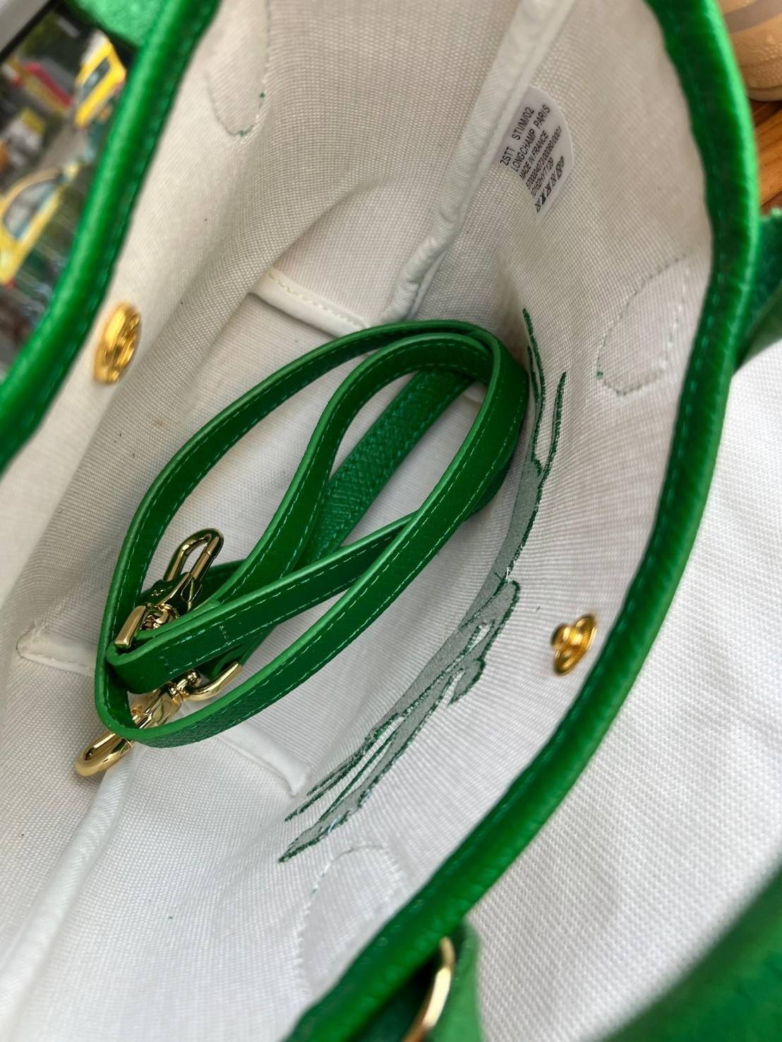 Longchamp Le Pliage Paris-St Tropez Handtasche มาแร้ววววใหม่ล่าสุดนุ้งมินิ ตัลร๊ากกก วัสดุสาน ด้านหน้าปักโลโก้ม้าอันเป็นสัญลักษณ์ของแบรนด์ ทนทานแข็งแรง ใบมินิ น้ำหนักเบา จุของได้เยอะ ใส่กระเป๋าตังค์ โทรศัพท์ iphone+ ได้ ภายในโล่ง มีสายสะพายไหล่ Crossbody 