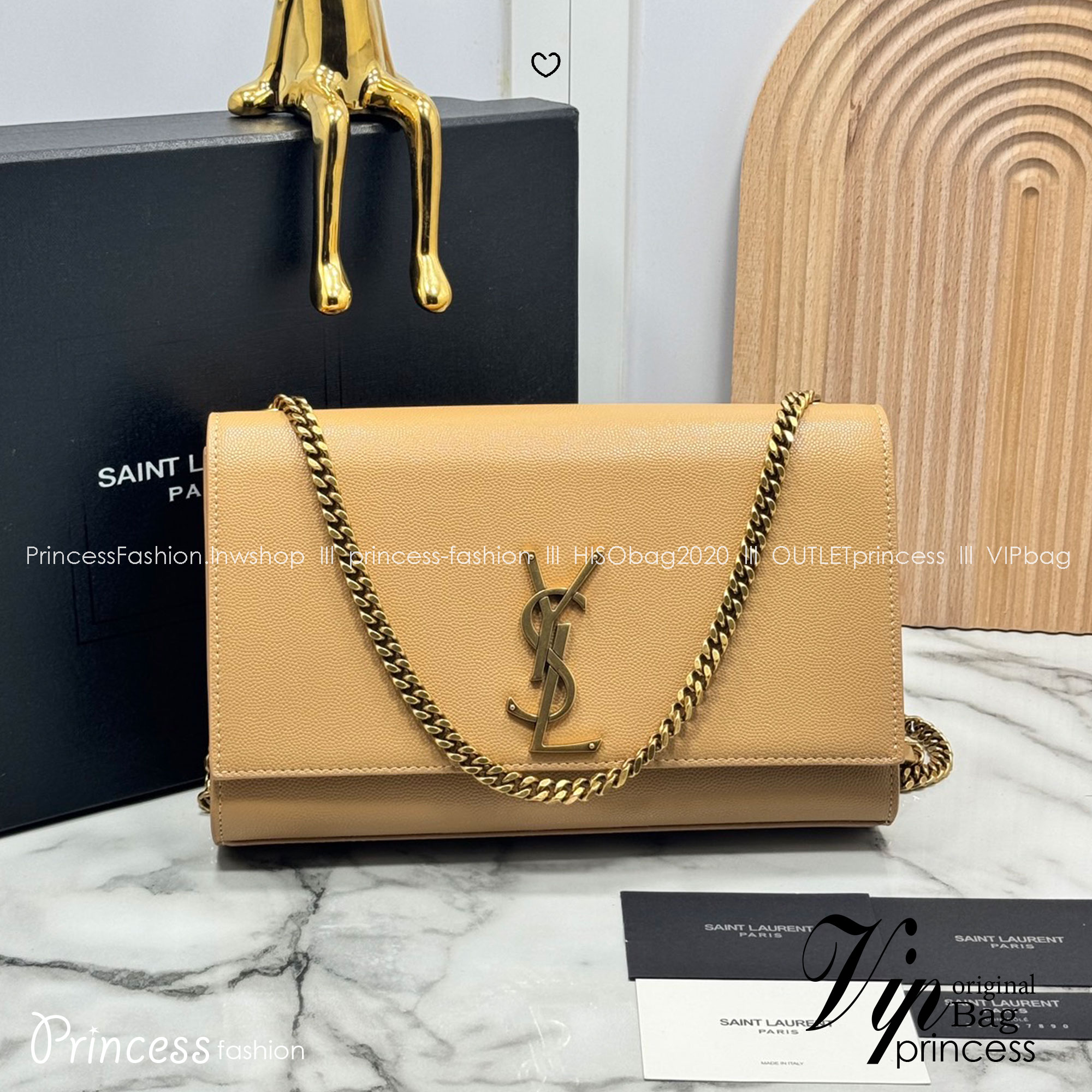 ORI หนังแท้ | YSL KATE MEDIUM BAG / YSL Woc Bag กระเป๋าสะพายทรง woc เรียบหรูดูแพงที่แท้จริง งานหนังเต็มใบโดดเด่นด้วยโลโก้แบรนด์สุดหรู รุ่นฮิตลอดกาลดูดีมีระดับ