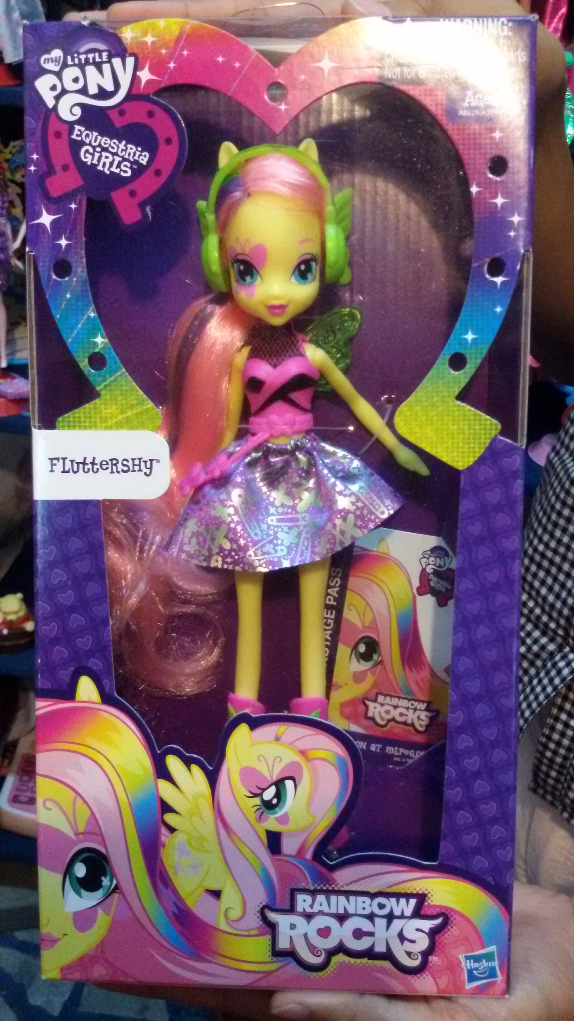 My Little Pony Equestria Girls Fluttershy Doll - Rainbow Rocks ตุ๊กตามายลิตเติ้ลโพนี่มือหนึ่งแกะกล่อง