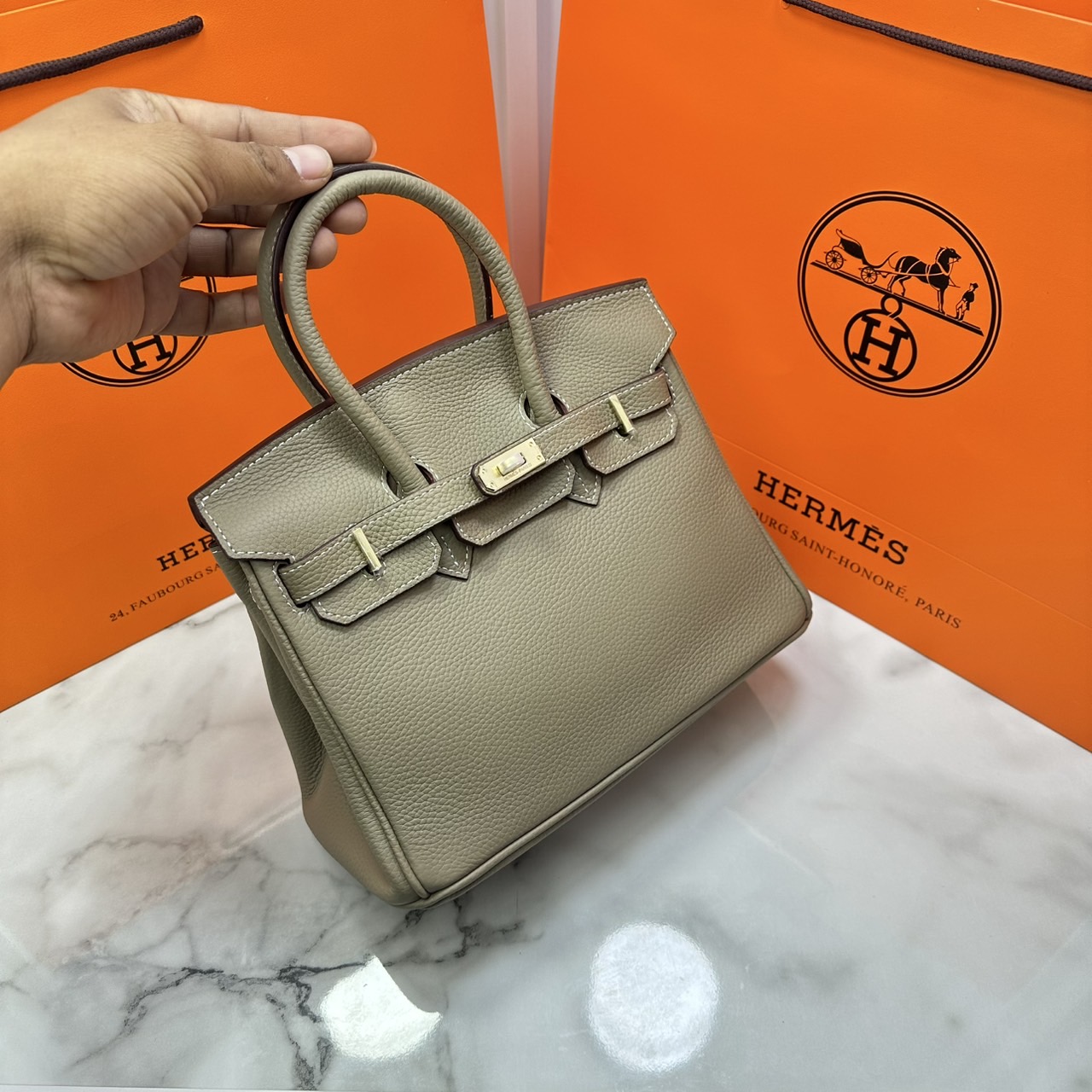 ORI หนังแท้ | Hermes Birkin 25 / Birkin 30 กระเป๋าสะพายที่สุดแห่งหรูหราลัคชู นิยามของความสง่างามเหนือกาลเวลา แบรนด์เนมในฝัน งดงามดั่งเจ้าหญิง