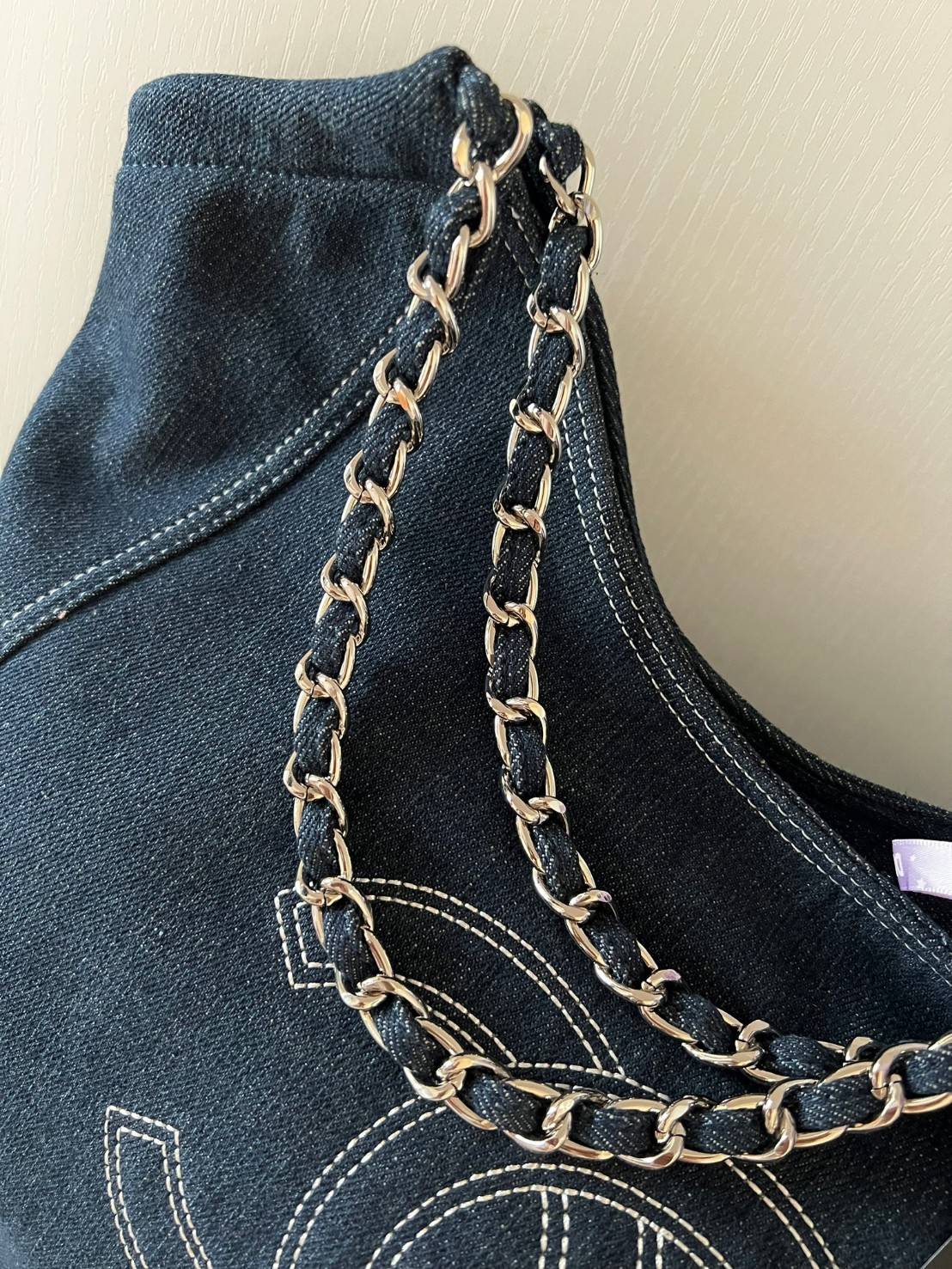 Chanel Blue Denim XL Coco Cabas Tote / CHANEL DENIM SHOULDER BAG กระเป๋าทรงช็อปปิ้งโท้ทใบใหญ่ เอาใจสาวๆสายแบกกันค่ะ กับรุ่นยีนส์ สุดวินเทจ 🧡 เกรดท็อปไฮเอน ใช้งานต่างประเทศได้