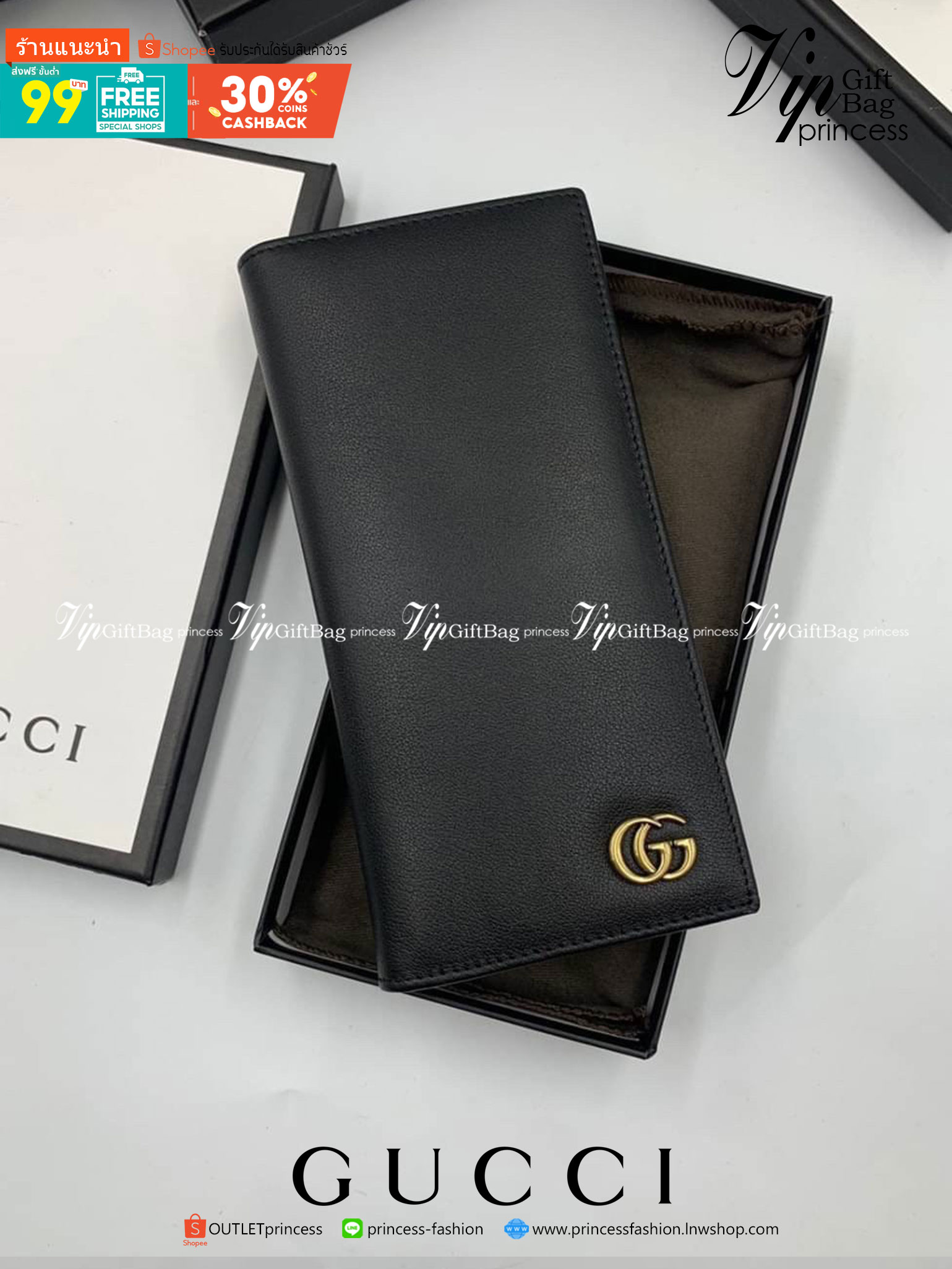 หนังแท้ GUCCI Men Long Wallet รุ่นใหม่ล่าสุด!! หนังสวยเริด ดีงามมากค่าาา กระเป๋าสตางค์ใบยาว ดีไซน์ใหม่ สวยดูหรู ถือใช้กำลังเหมาะมือ ใส่บัตรได้เยอะ ใส่ธนบัตรได้ทุกชนิด มาครบ set พร้อมส่ง!! เป็นไอเท็มที่หนุ่มๆต้องมีจริงๆจ้า 😎😎
