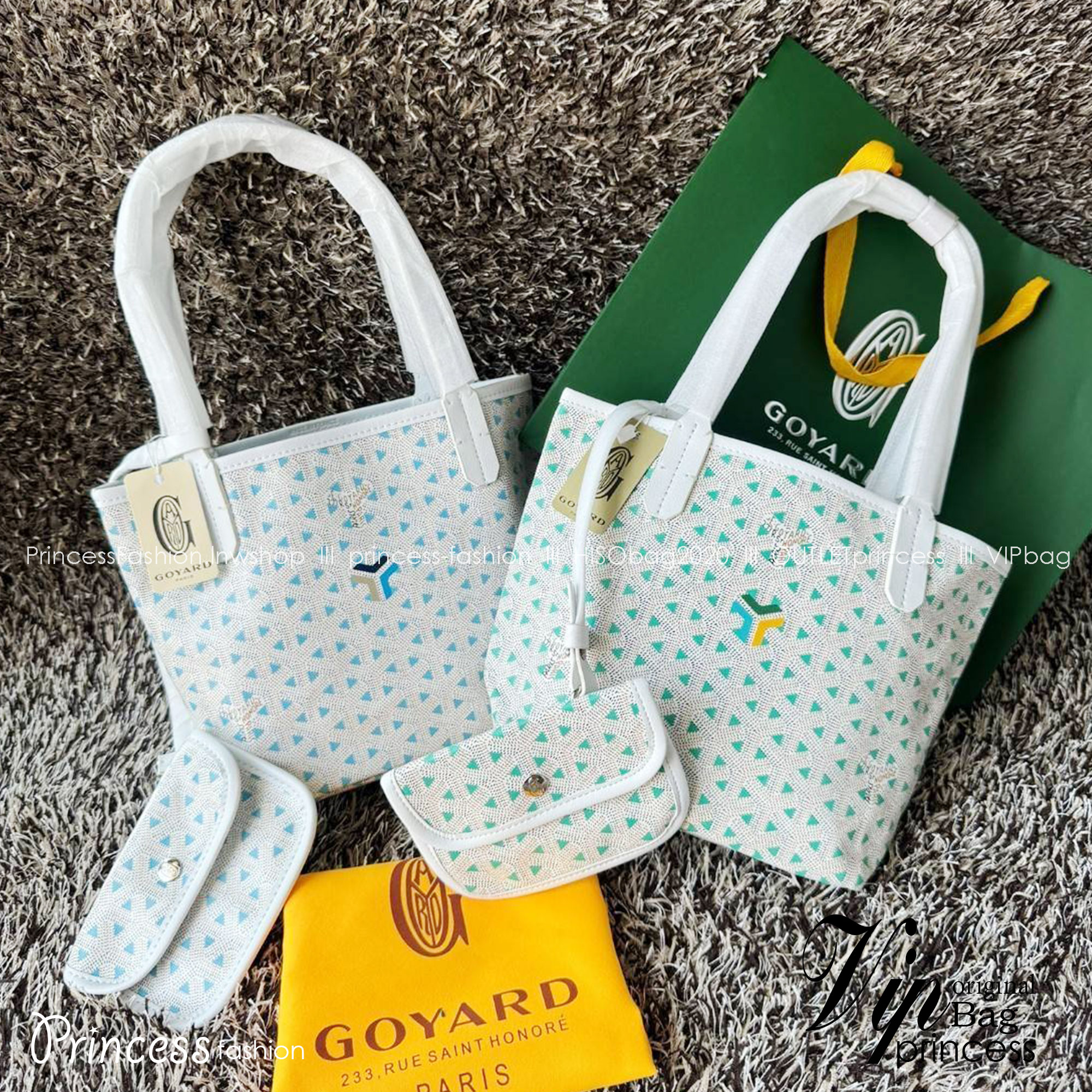 พร้อมส่ง 4 สี Goyard claire voie Mini Tote Bag กระเป๋าทรงโท้ทมินิ เกรดออริ สลับแท้ 1:1 ใช้ต่างประเทศได้ ภาพถ่ายจากงานขายจริง