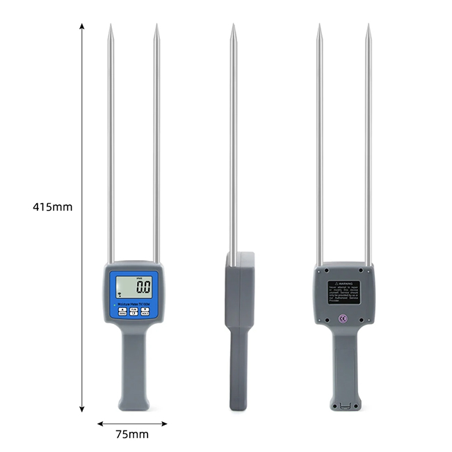 เครื่องวัดความชื้น ขี้เลื่อย ฟาง แกลบ เชื้อเพลิงชีวมวล รุ่น TK100W