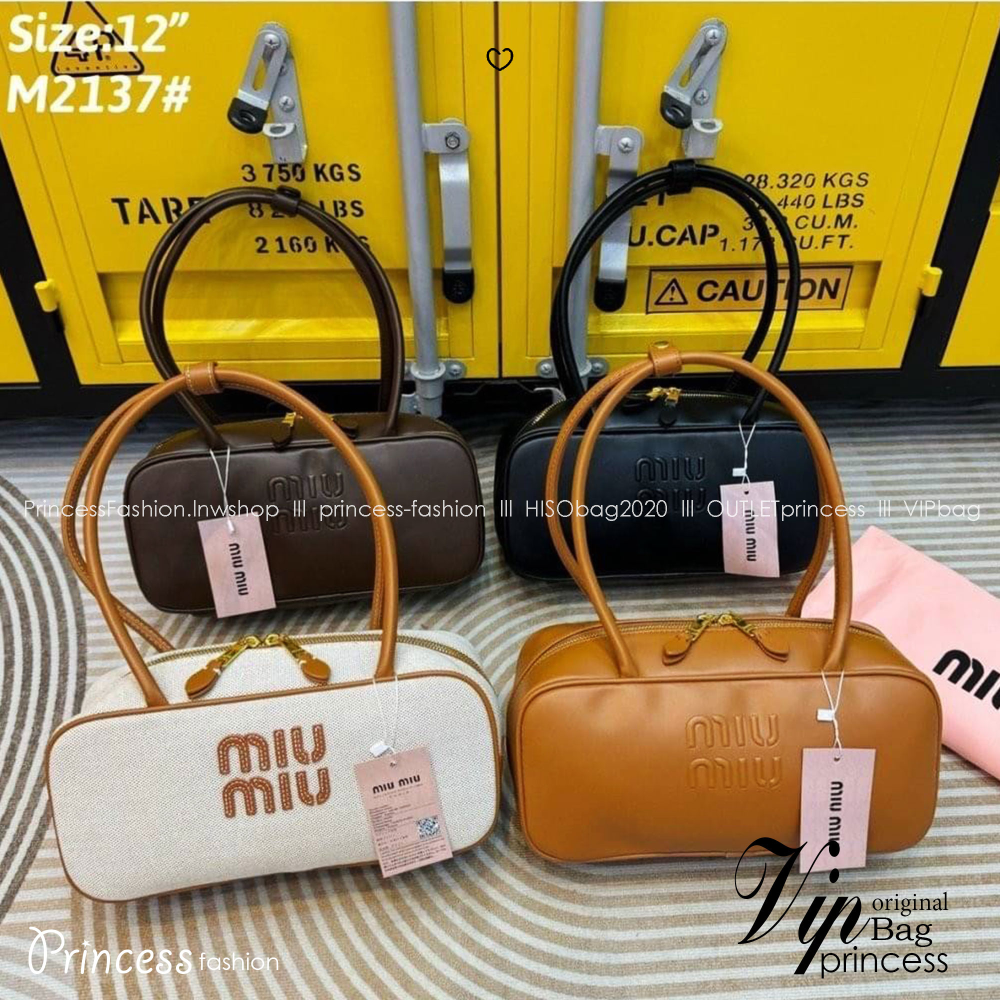 MIU MIU Arcadie leather shoulder bag 30cm กระเป๋าถือรุ่นหูยาวสะพายไหล่ได้สุดชิค น่ารักๆเก๋ๆ ดีไซน์เรียบแต่มาก สวยดูแพง หูจับในตัวง่ายและสะดวกพกพา